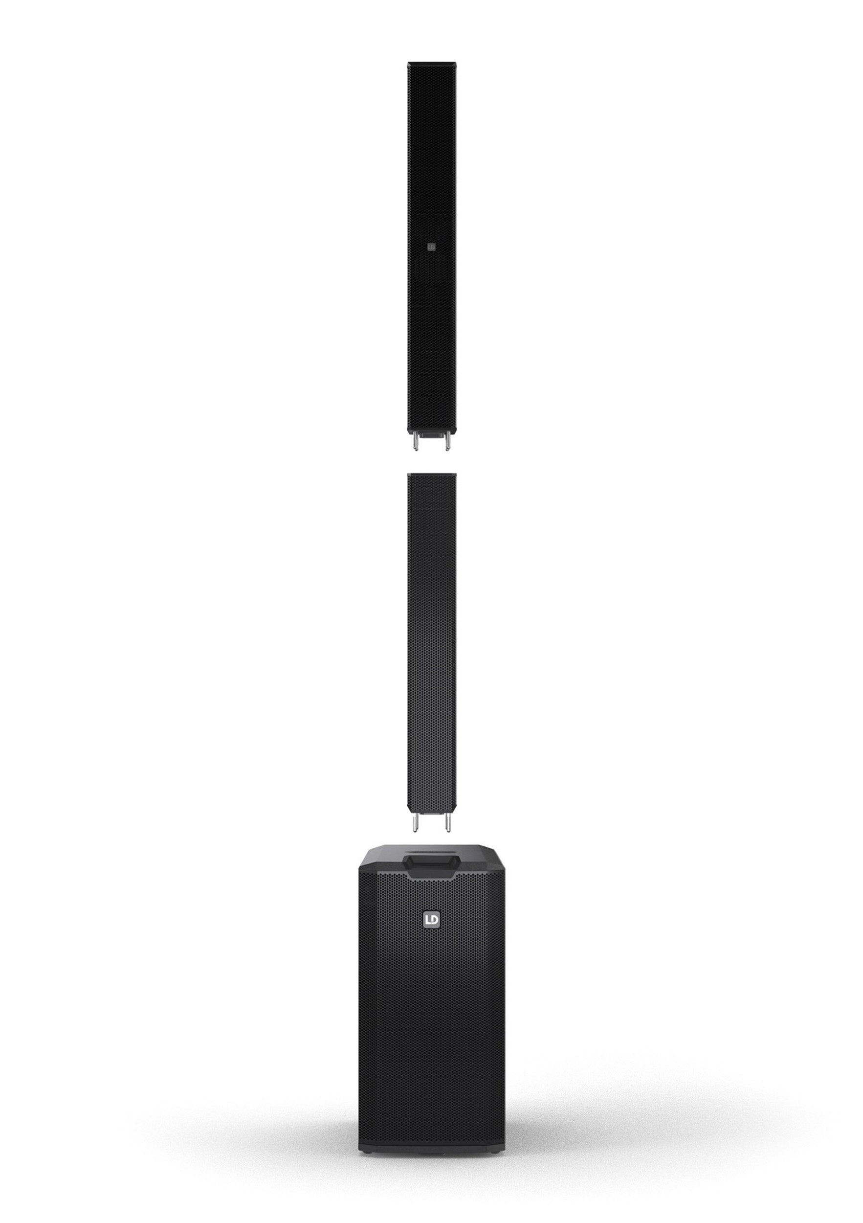 LD System MAUI 11 G3 MIX, Portable Cardioid Column PA System with Digital Mixer - Black by LD Systems