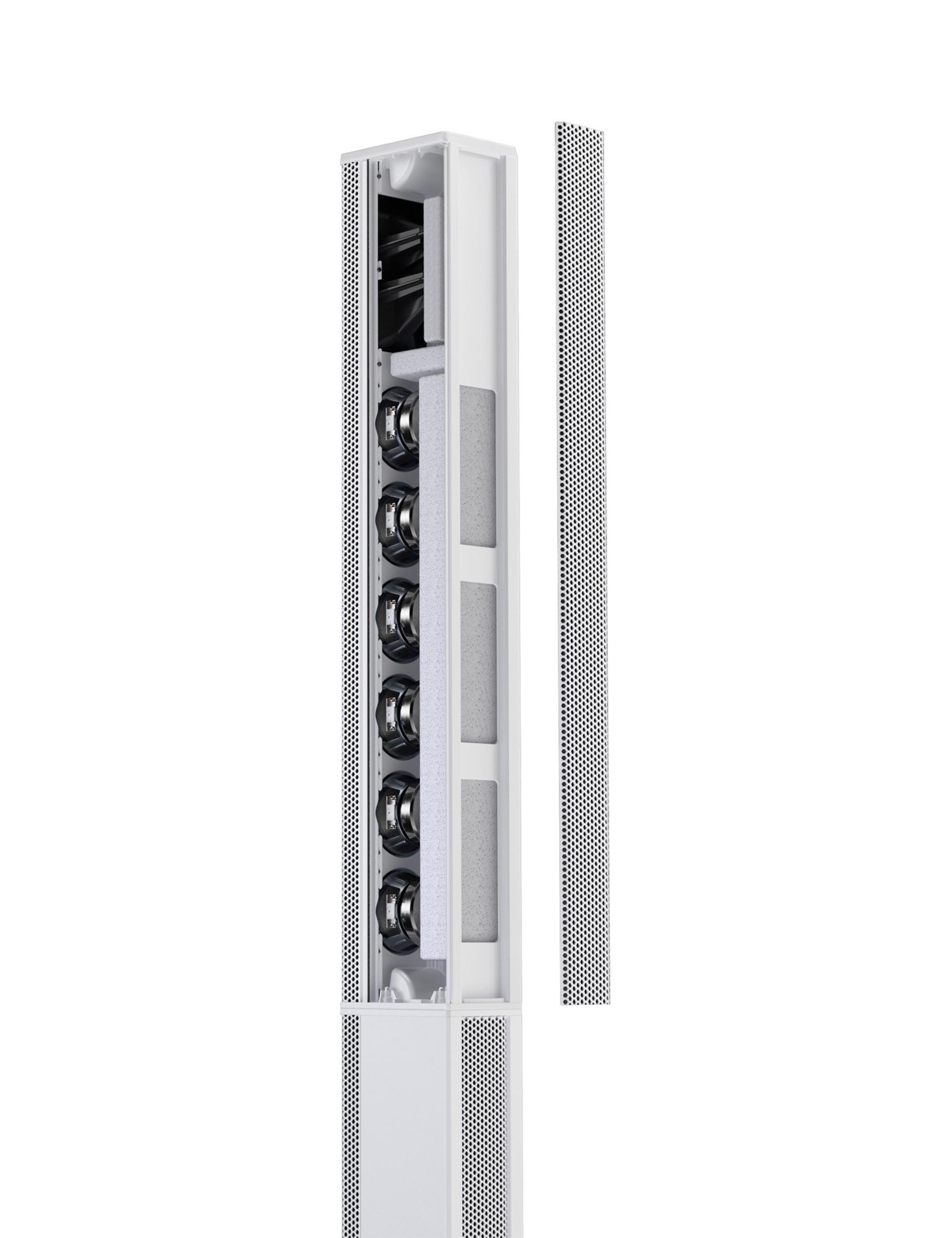 LD System MAUI 11 G3 MIX White, Portable Cardioid Column PA System with Digital Mixer by LD Systems