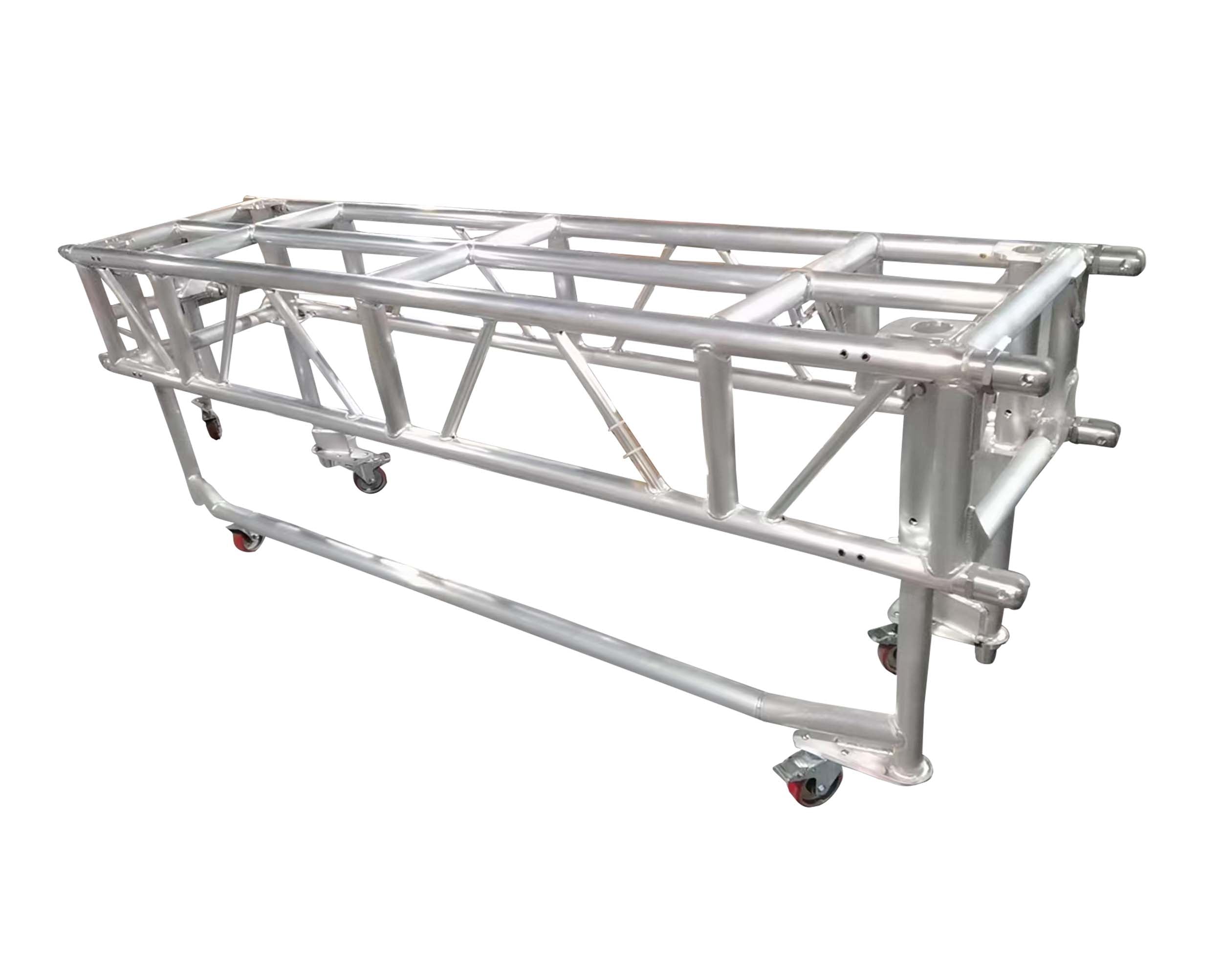 ProX XT-PRERIG8FT, Pre-Rig Rectangular Truss Segment with Removable Rolling Base System - 8' FT by ProX Cases