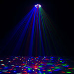 Eliminator Lighting Furious Three RG, 3-FX-IN-1 Moonflower, Wash, and Laser Light Effect Fixture by Eliminator Lighting