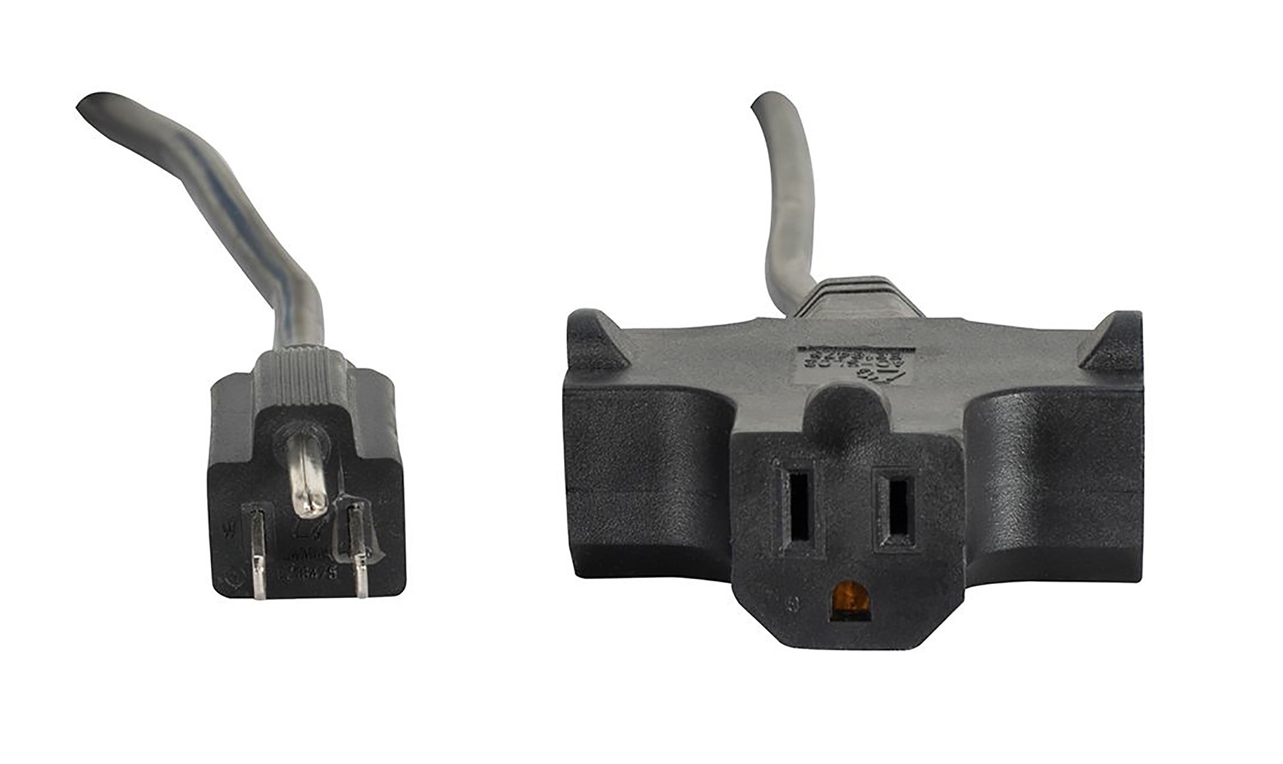 Accu-Cable EC163-3FER, 16 AWG Extension Cord with Triple-Tap 3-Prong Edison Plugs by Accu Cable