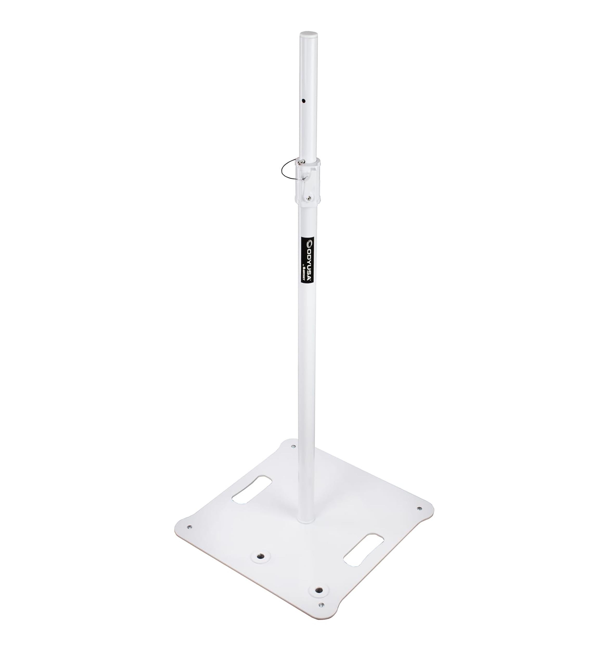 Odyssey LSBP72WHT, Square Base Speaker Stands White 72in - Pair by Odyssey