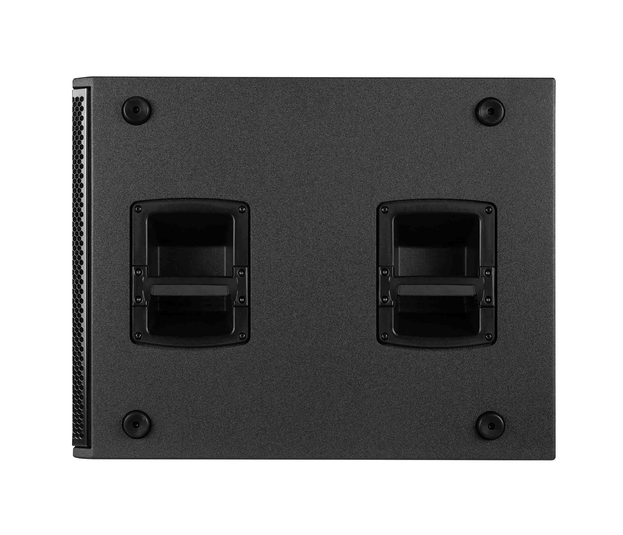 Open Box: RCF SUB-8008-AS Professional 4400W Powered Dual 18" Subwoofer - Black by RCF