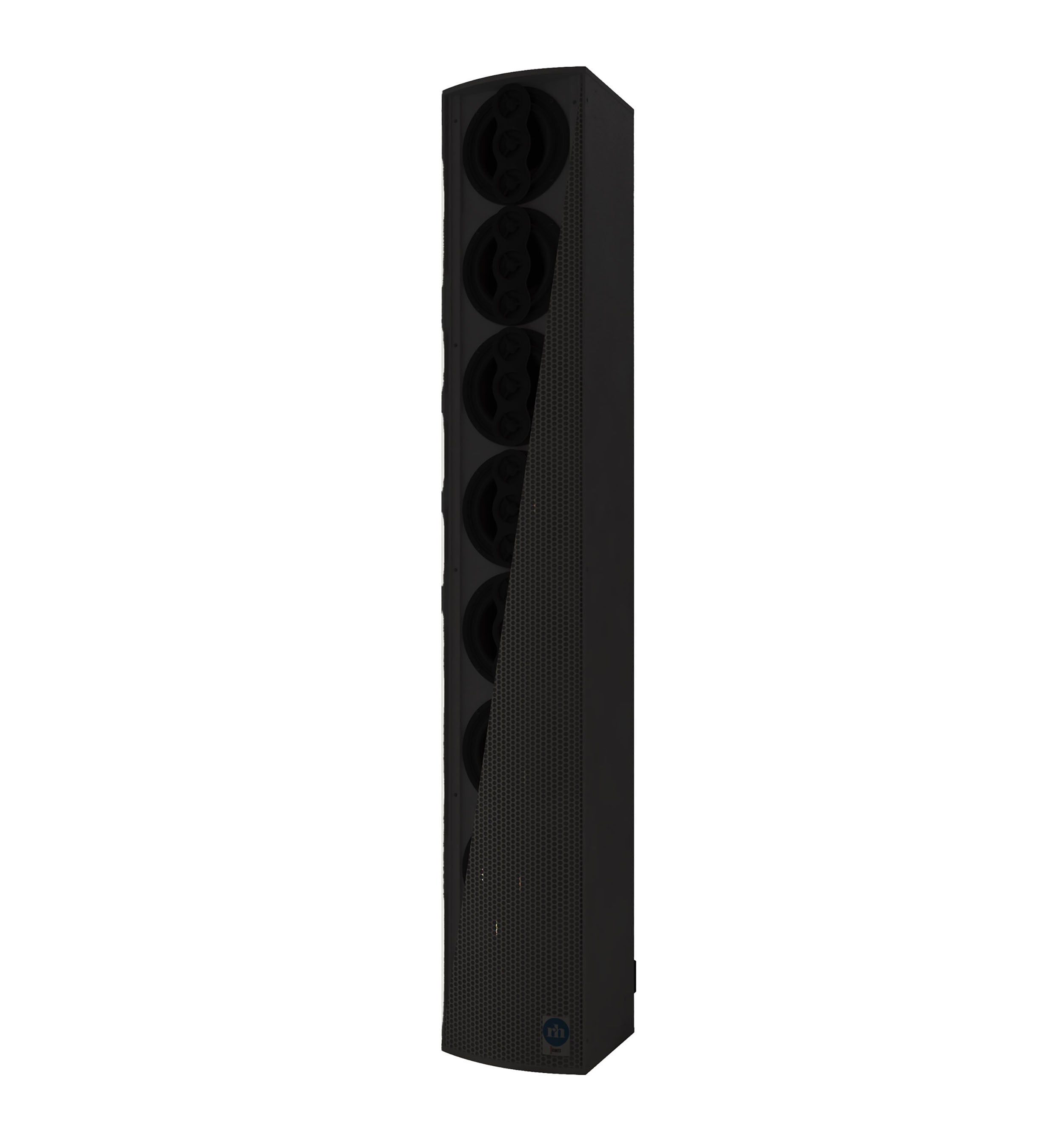Renkus-Heinz IC8-RD-BK, Digitally Steerable Column Speaker with Dante - Black by Renkus-Heinz