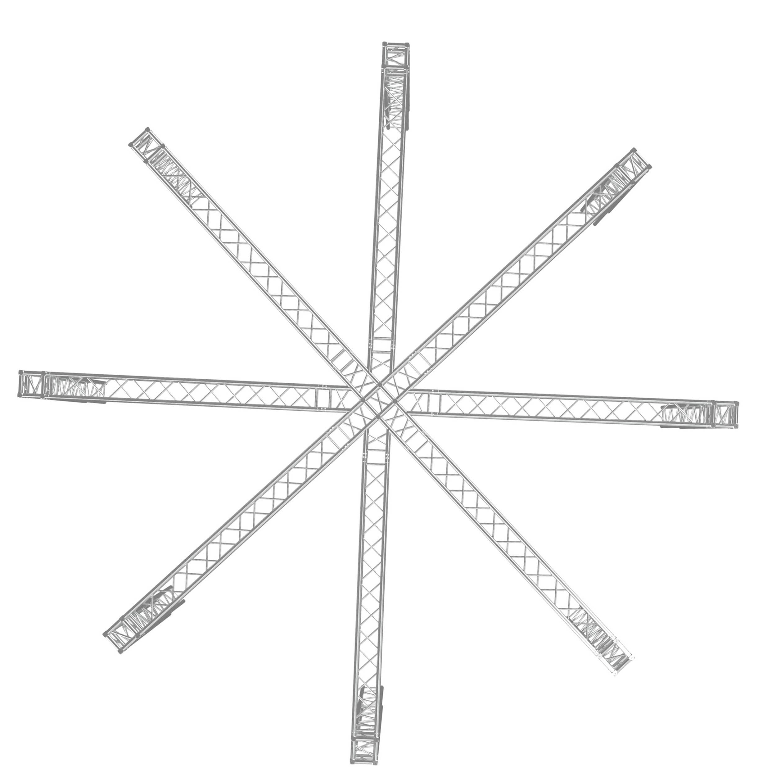 ProX XTP-10W9ES22, DJ PackageF34 Spider Trade Show Display Booth Truss System - 9 x 22 Ft. by ProX Cases