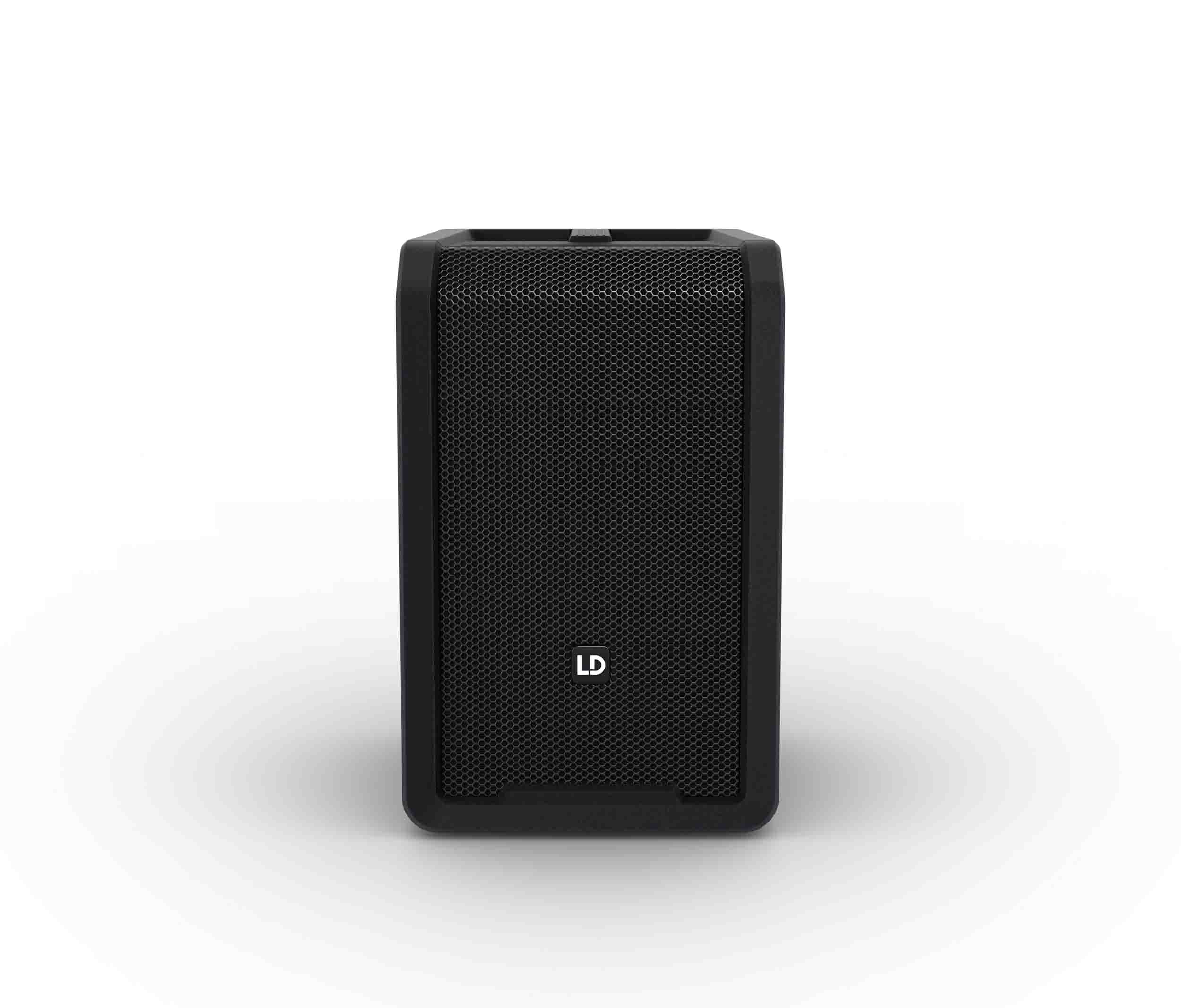 LD Systems LDS-ANNY8(US) Portable Battery-Powered Bluetooth PA Loudspeaker with Mixer - Black by LD Systems