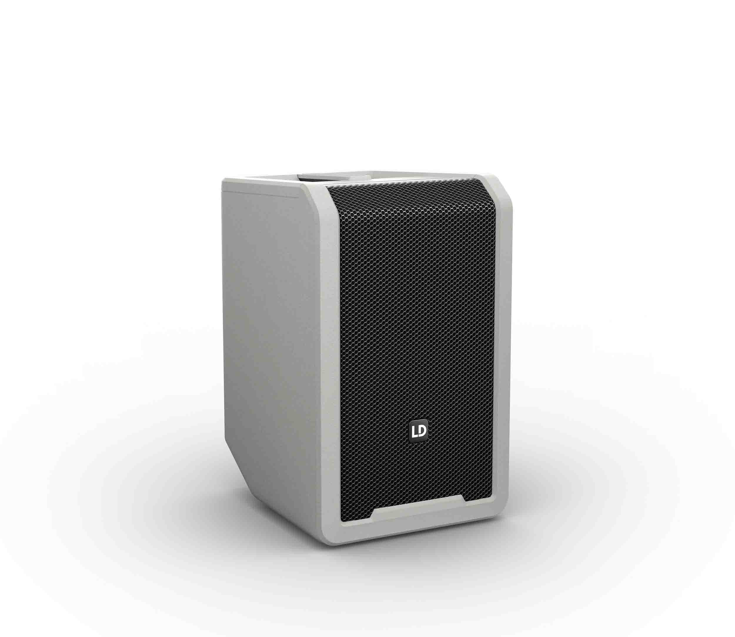 LD Systems LDS-ANNY8G(US) Portable Battery-Powered Bluetooth PA Loudspeaker with Mixer - Urban Grey by LD Systems