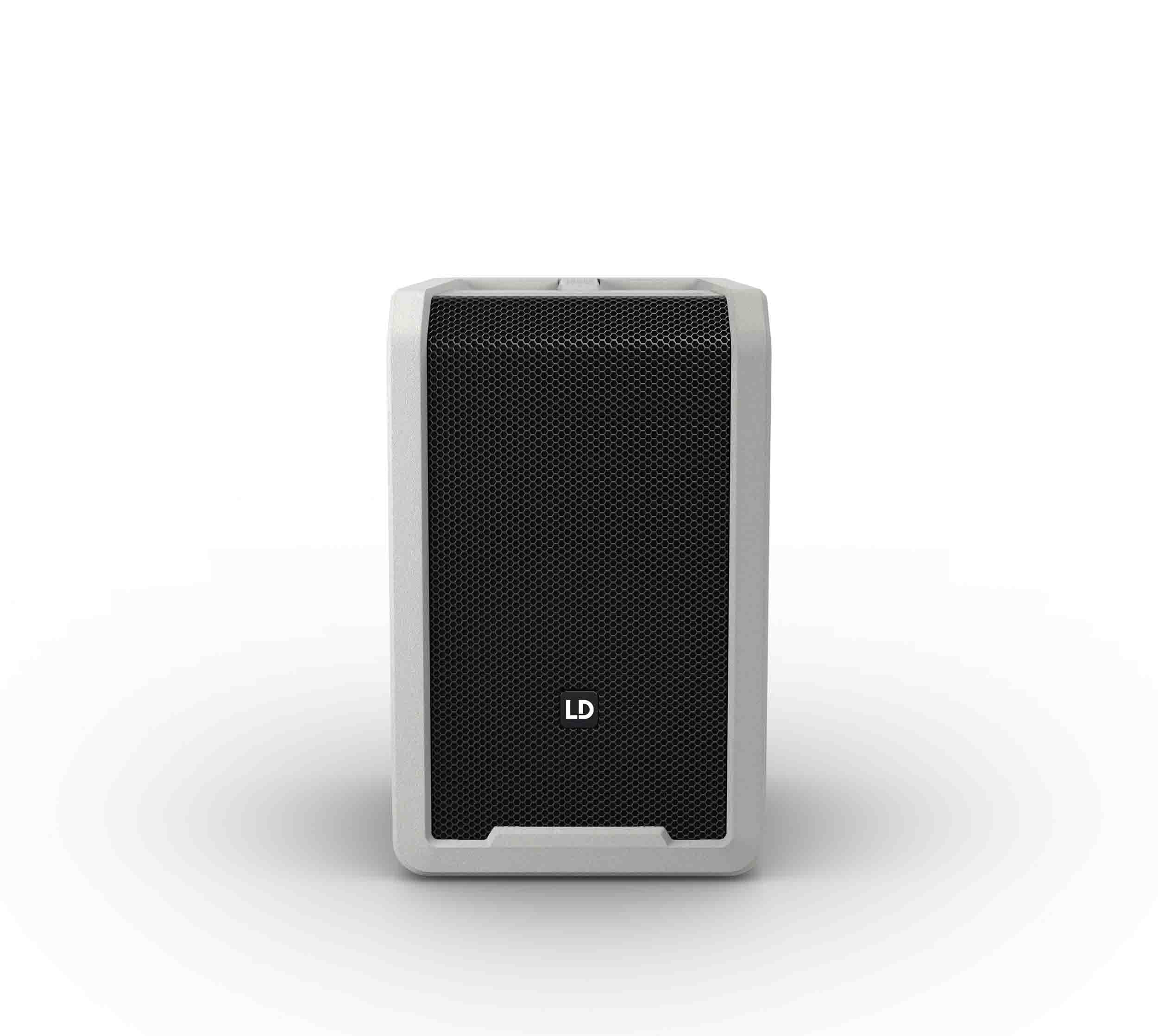 LD Systems LDS-ANNY8G(US) Portable Battery-Powered Bluetooth PA Loudspeaker with Mixer - Urban Grey by LD Systems