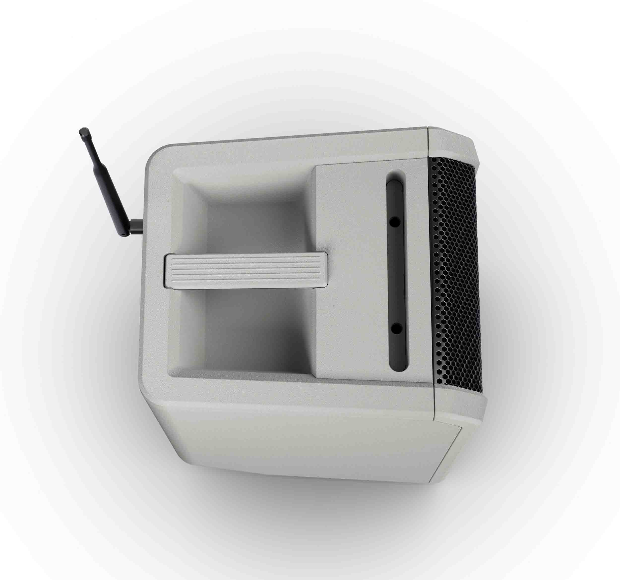 LD Systems LDS-ANNY8GBPHB47(US) Portable Battery-Powered Bluetooth PA Loudspeaker with Mixer and 1x Headset Microphone - Urban Grey by LD Systems