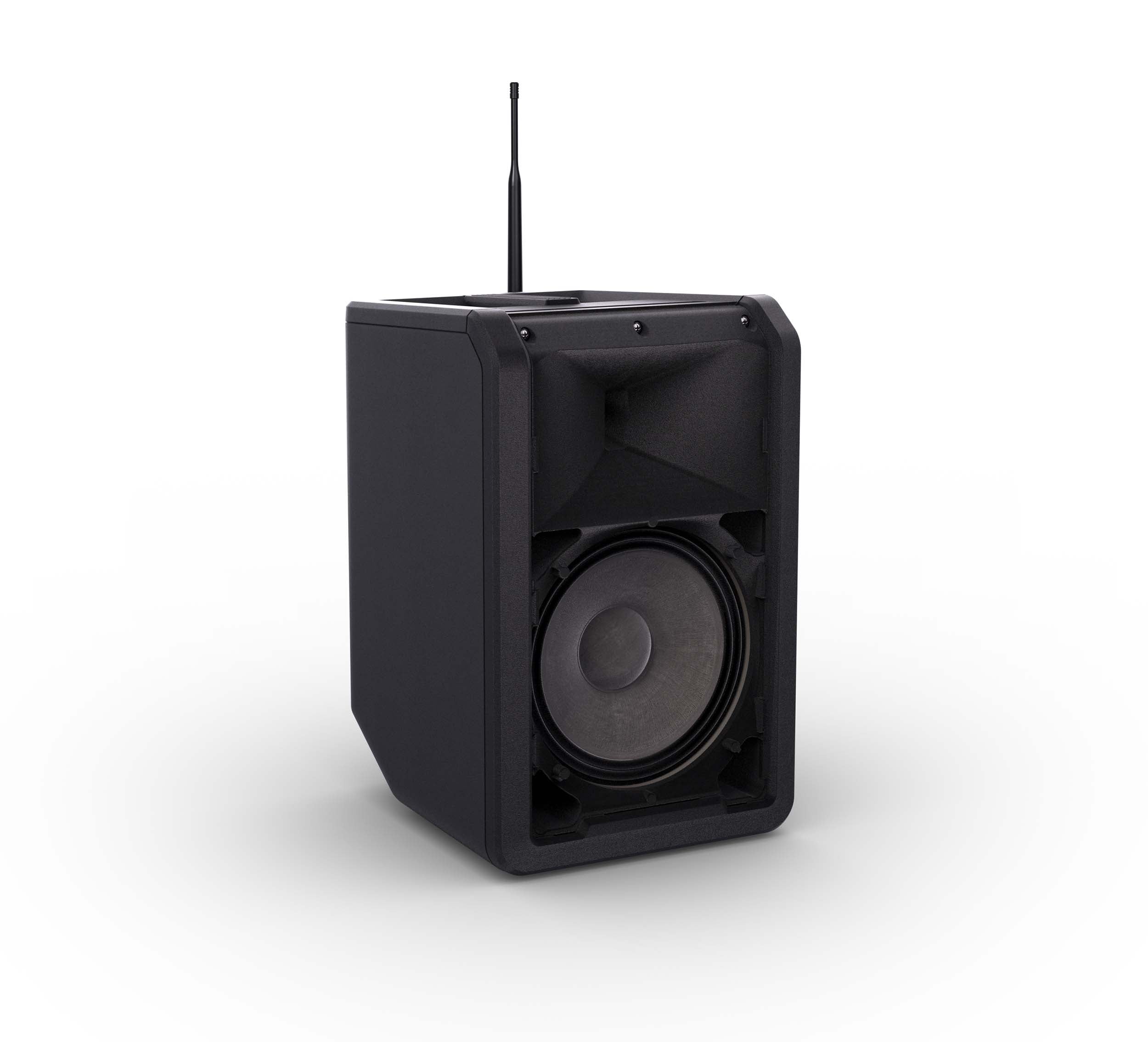 LD Systems ANNY 8 HHD B4.7 (US), Portable Battery-Powered Bluetooth PA Loudspeaker with Mixer and 1x Wireless Handheld Microphone - Stage Black by LD Systems