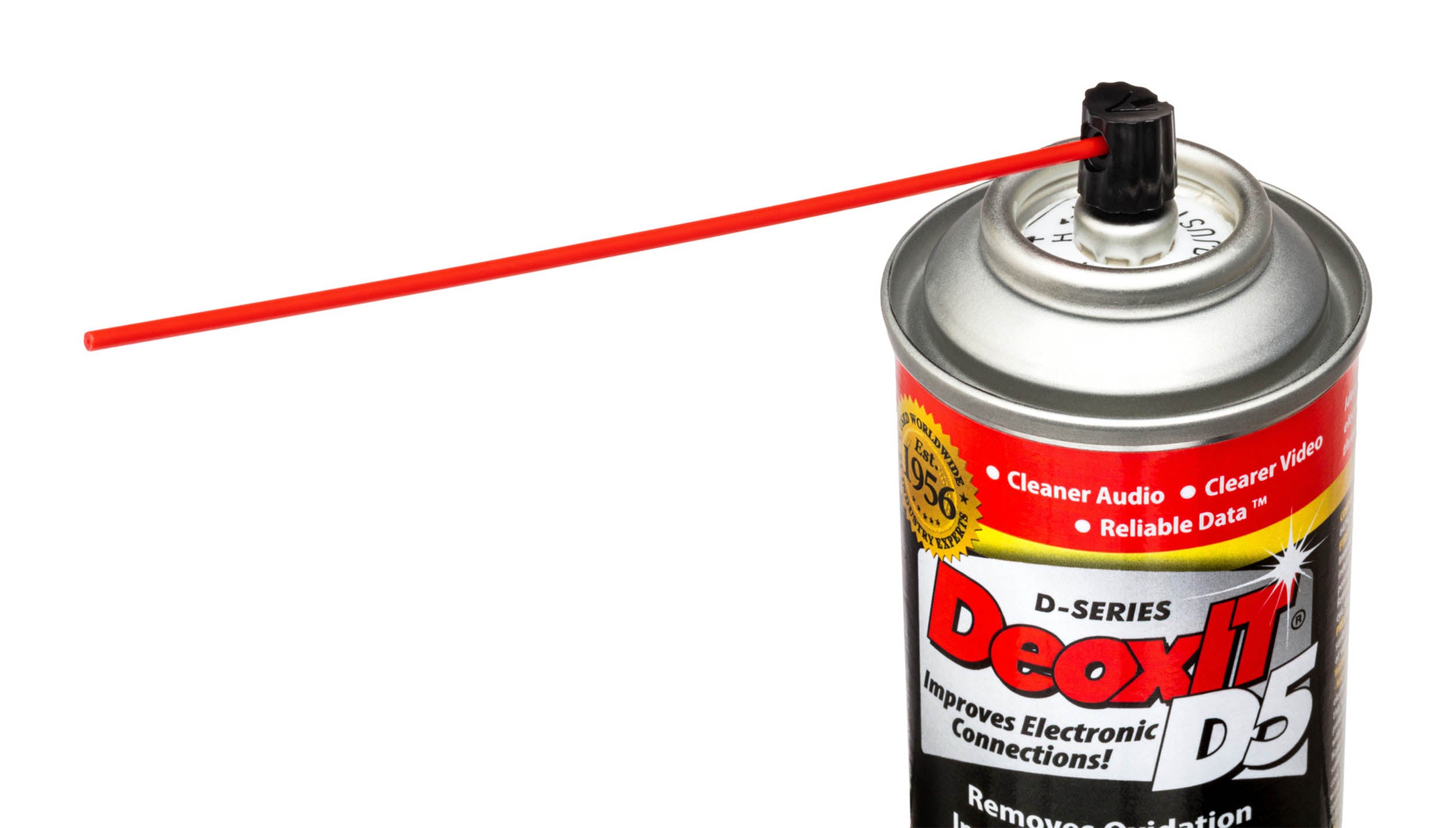 CAIG LABORATORIES DeoxIT D5S-6-LMH, Spray Contact Cleaner Low-Med-High Valve (Pack of 1, 142g)