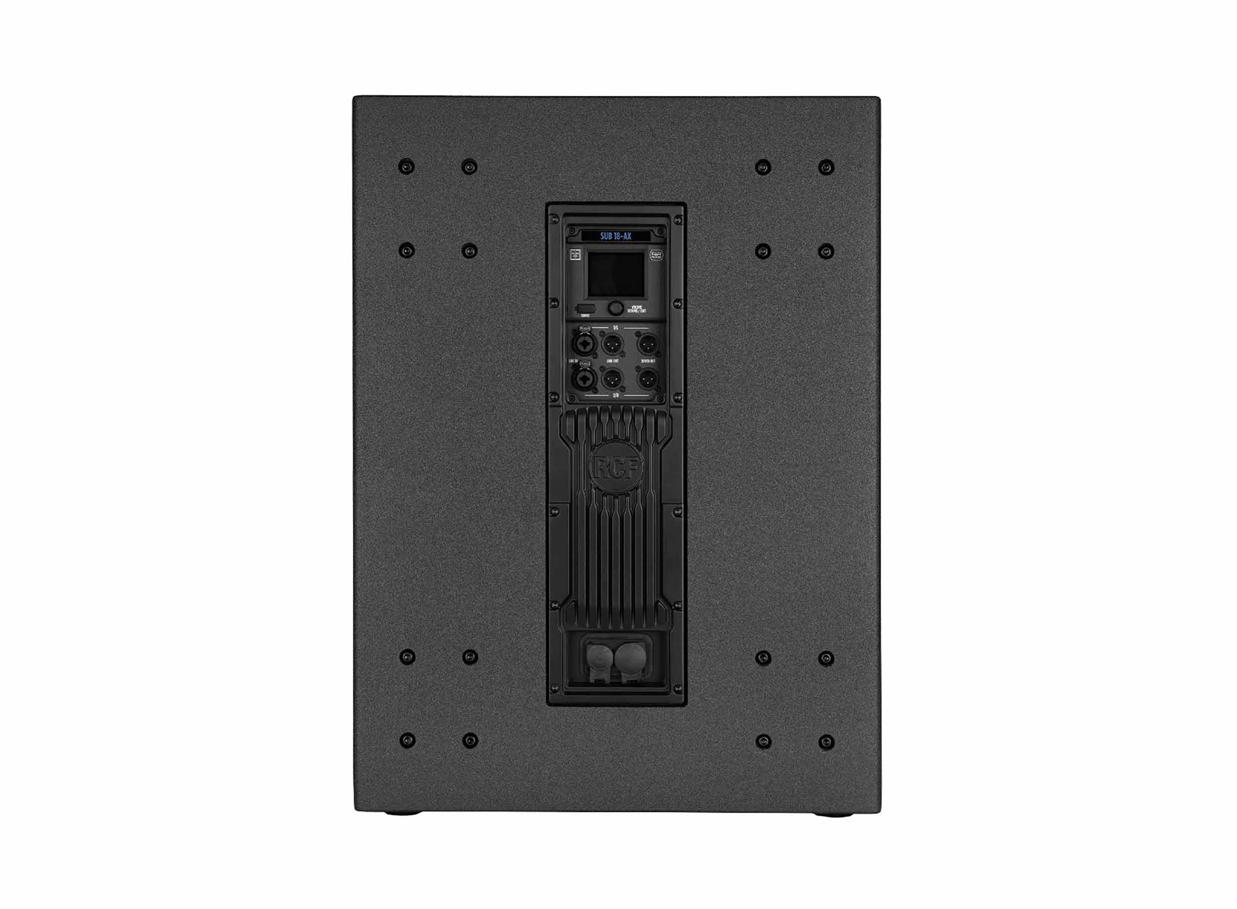 Open Box: RCF SUB18-AX, 2200 Watt Portable 18-Inch High-Power Active Subwoofer with Bluetooth and LiveRemote App - Black by RCF