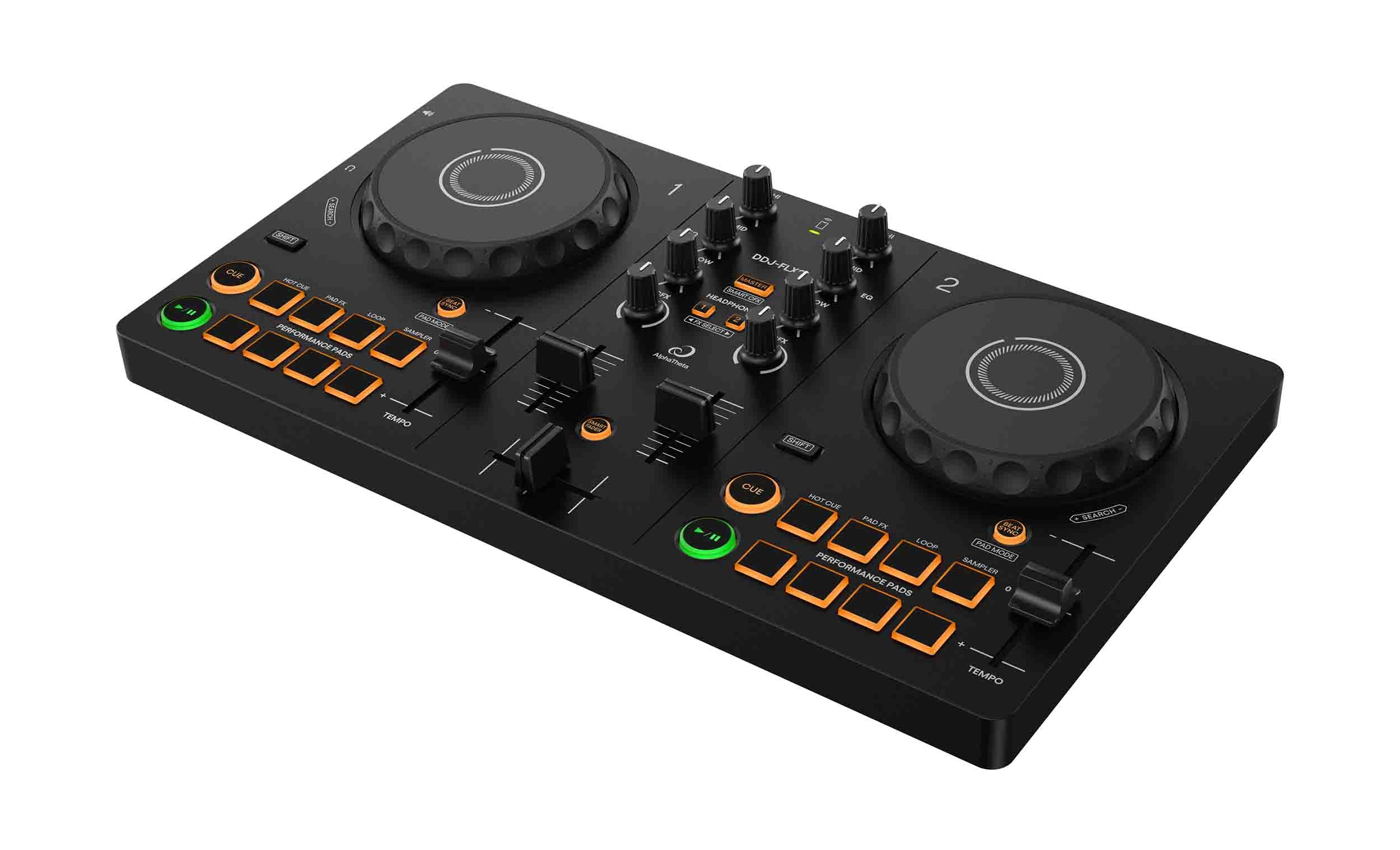Open Box: AlphaTheta DDJ-FLX2, Versatile DJ Controller for Rekordbox and Serato - Black by AlphaTheta