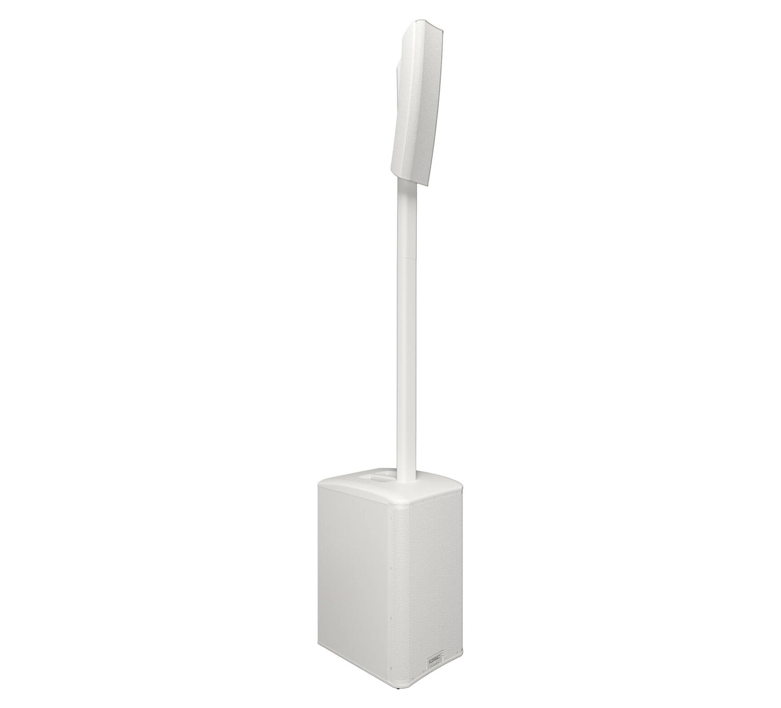 QSC KC12-WH 3000 Watt Active 3-Way Column Speaker with Bluetooth - White by QSC