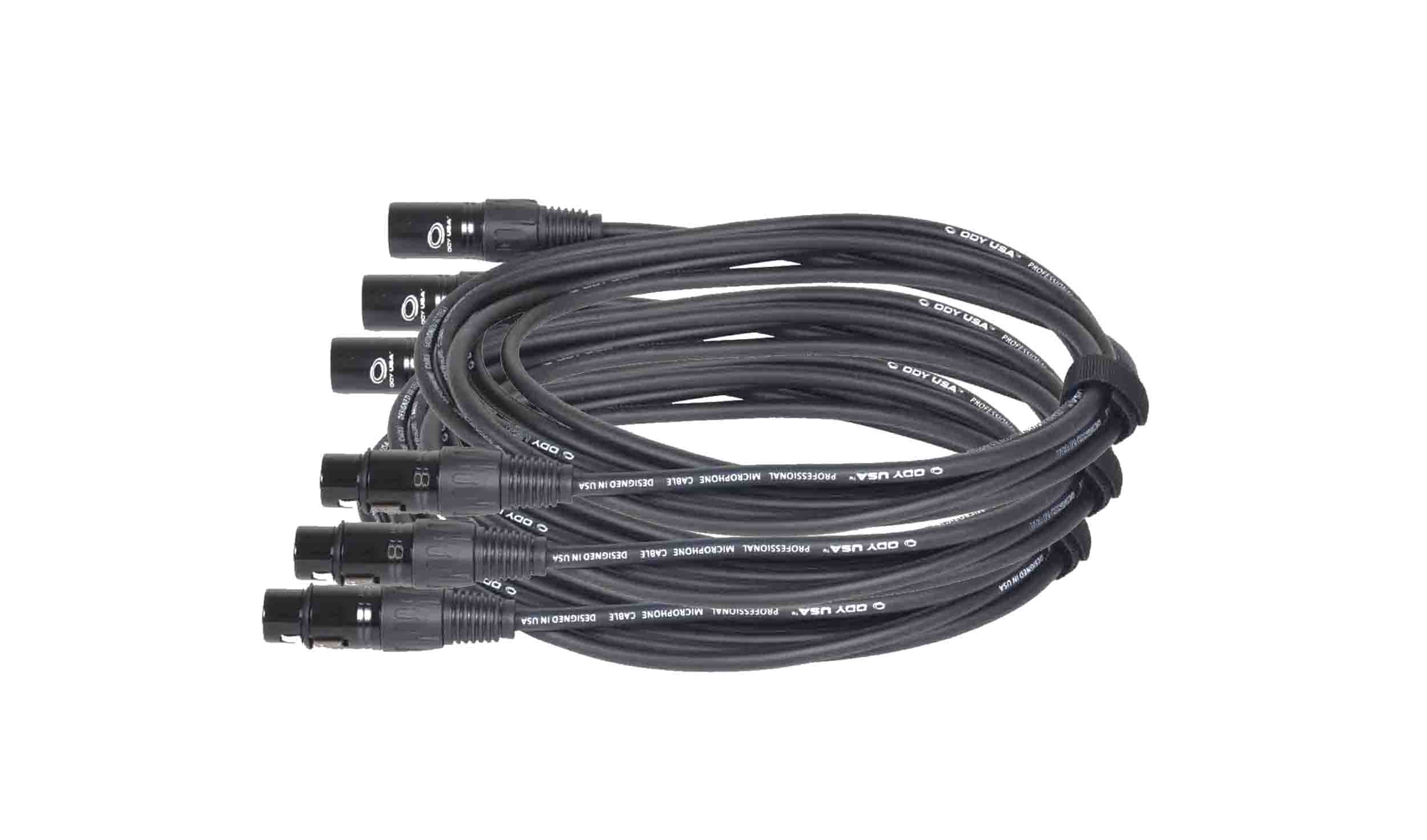 Odyssey OSP115MC XLR Male to XLR Female 15 Feet Pro Balanced Microphone Cable Package - Pack of 3 by Odyssey