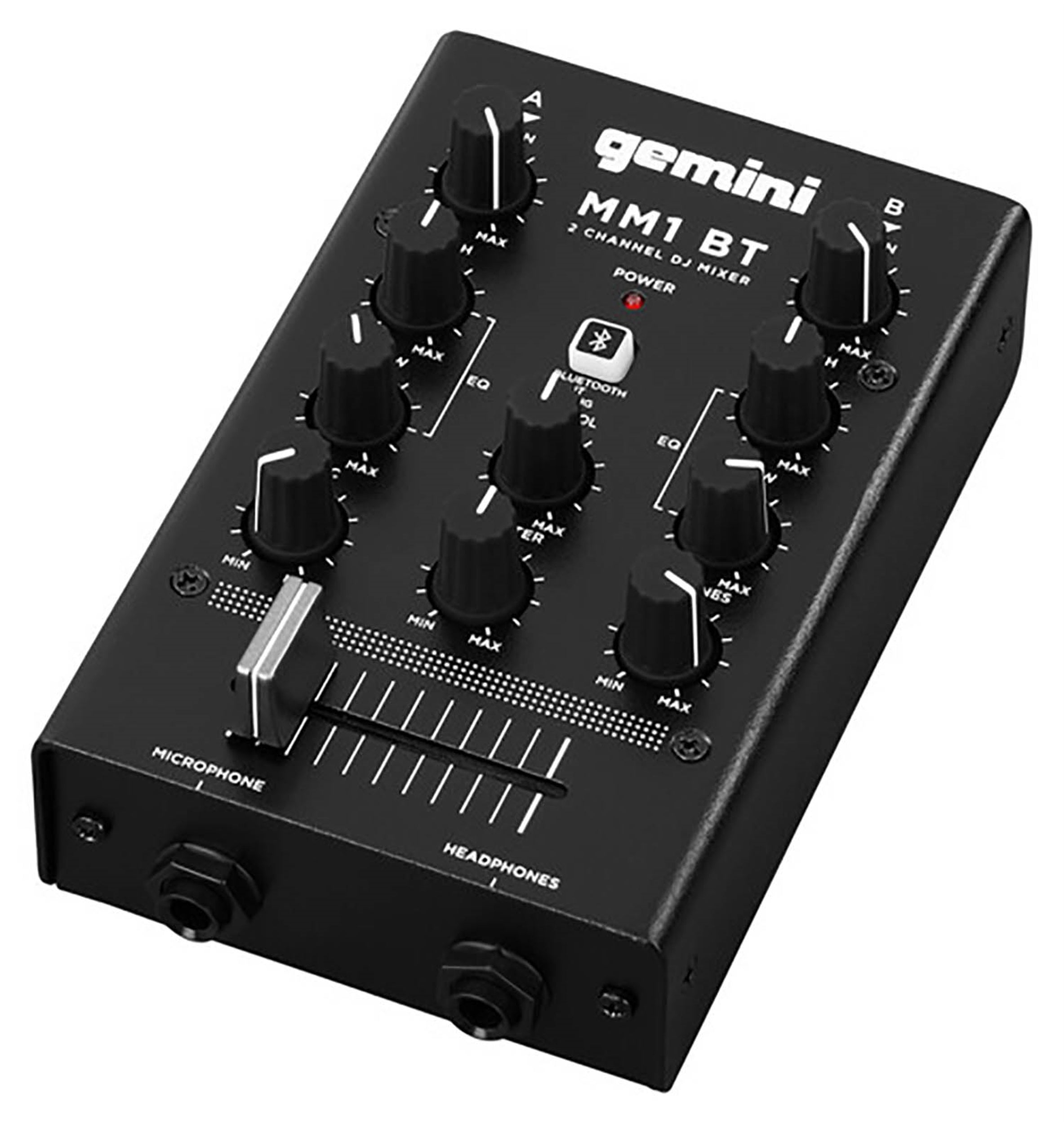B-Stock: Gemini Sound MM1BT, 2-Channel Compact Mixer with Bluetooth by Gemini Sound