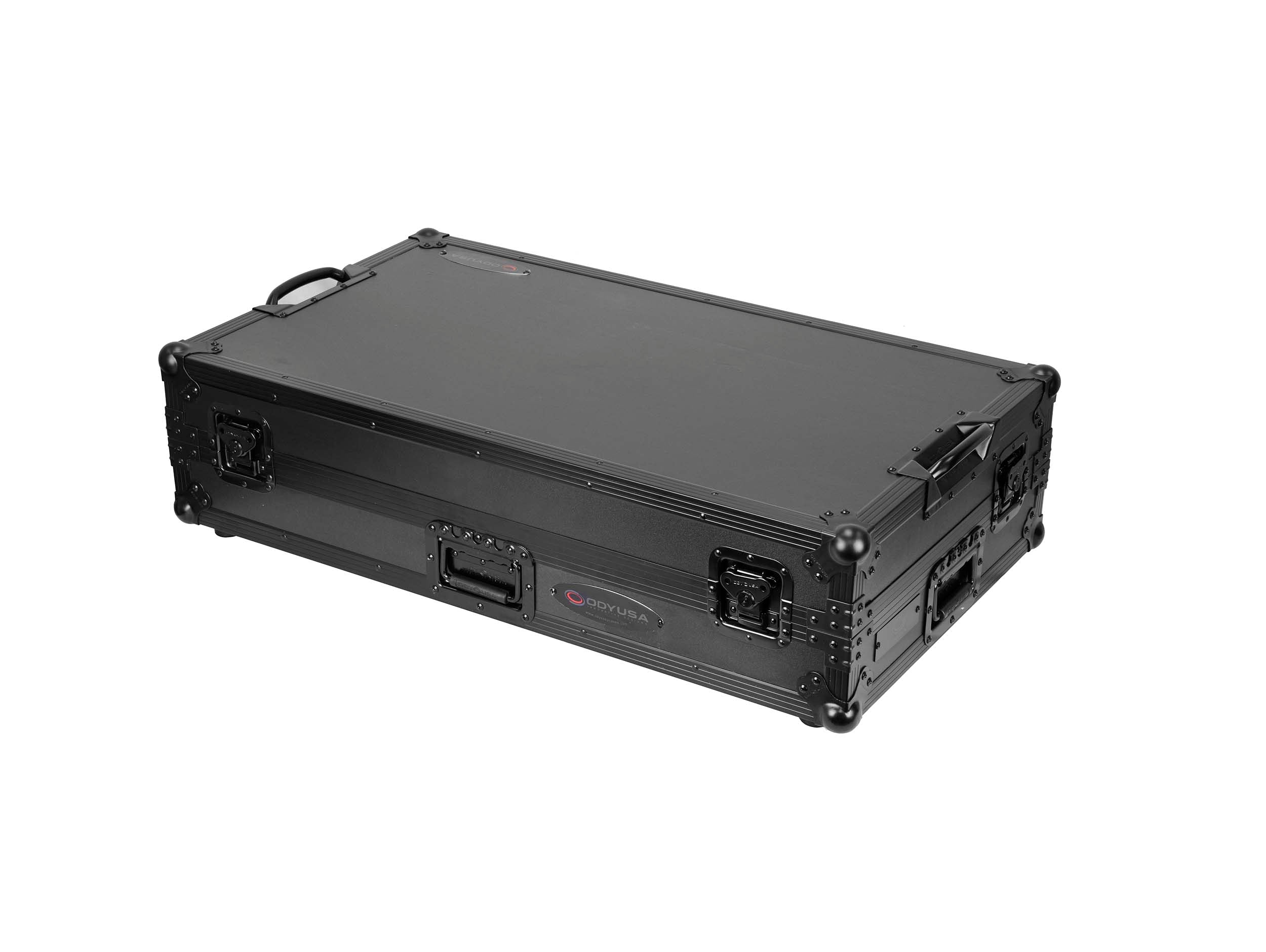 B-Stock: Odyssey FZGSPERFORMERW1BL, Black Label 1U Flight Case for RANE PERFORMER with Glide Style Laptop Platform and Wheels by Odyssey