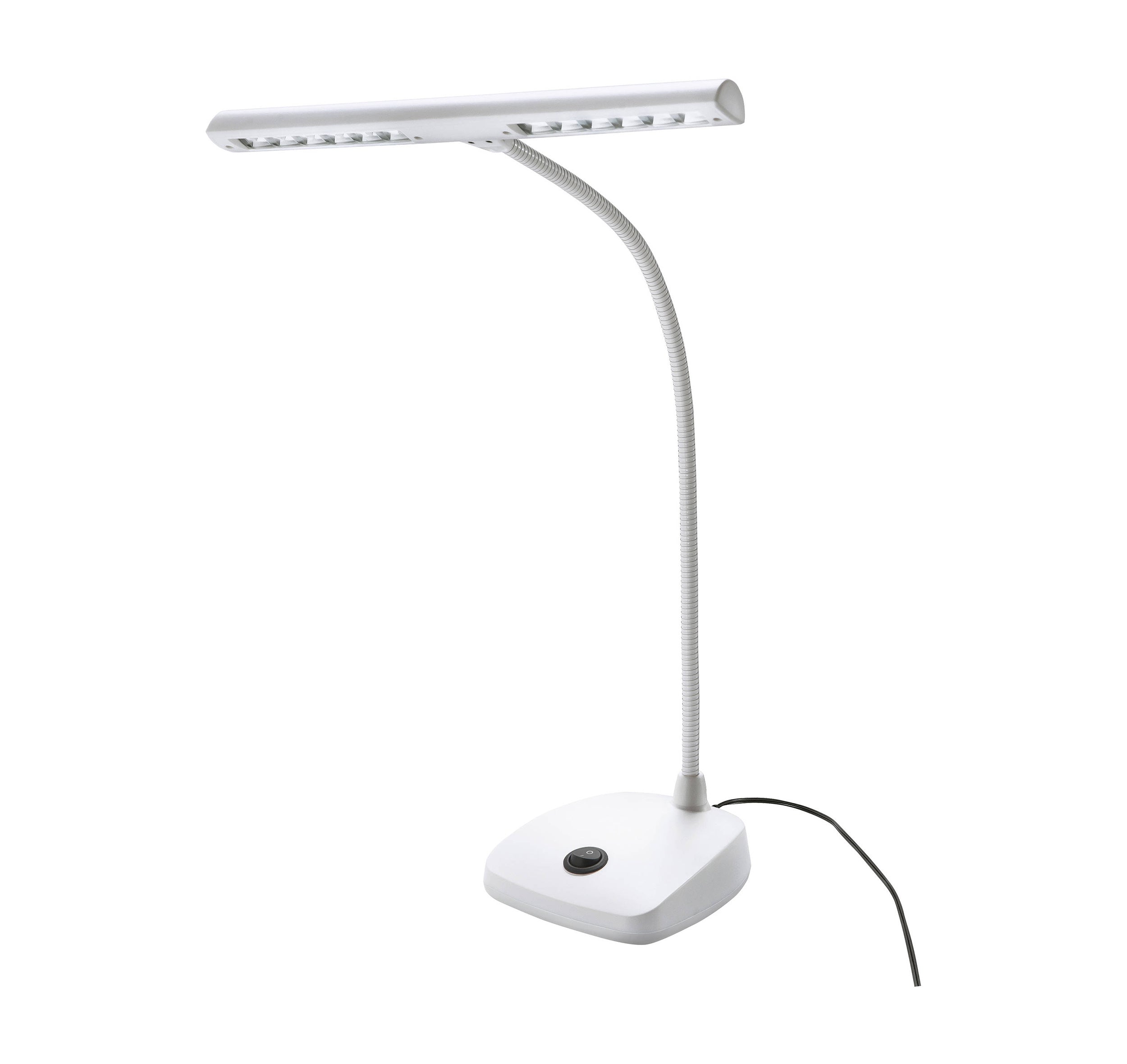 K&M 12297 LED Piano Lamp - White by K&M