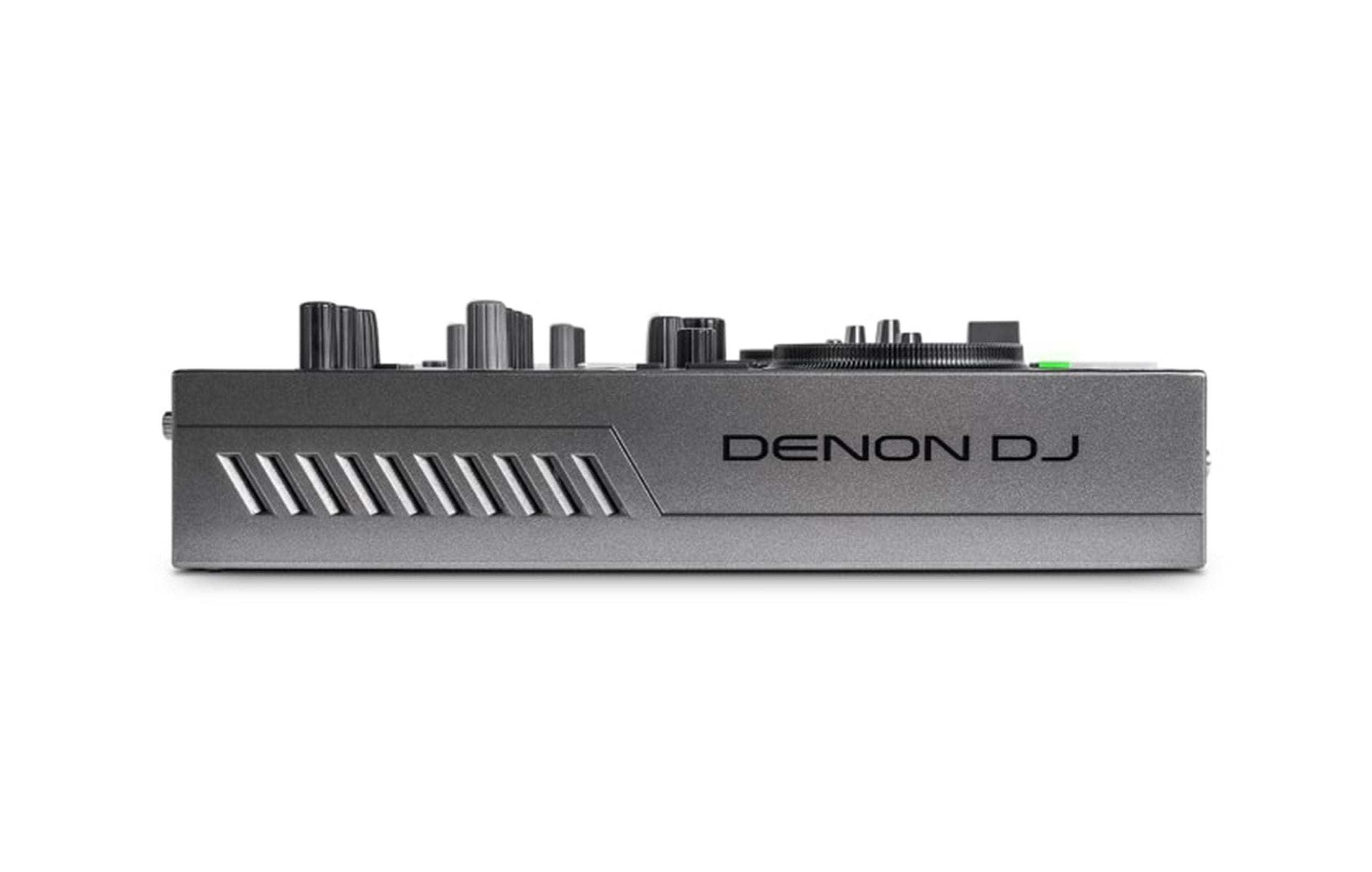 Denon DJ Prime GO+ Standalone 2-Deck Rechargeable Smart DJ Console with 7-Inch Touchscreen by Denon DJ