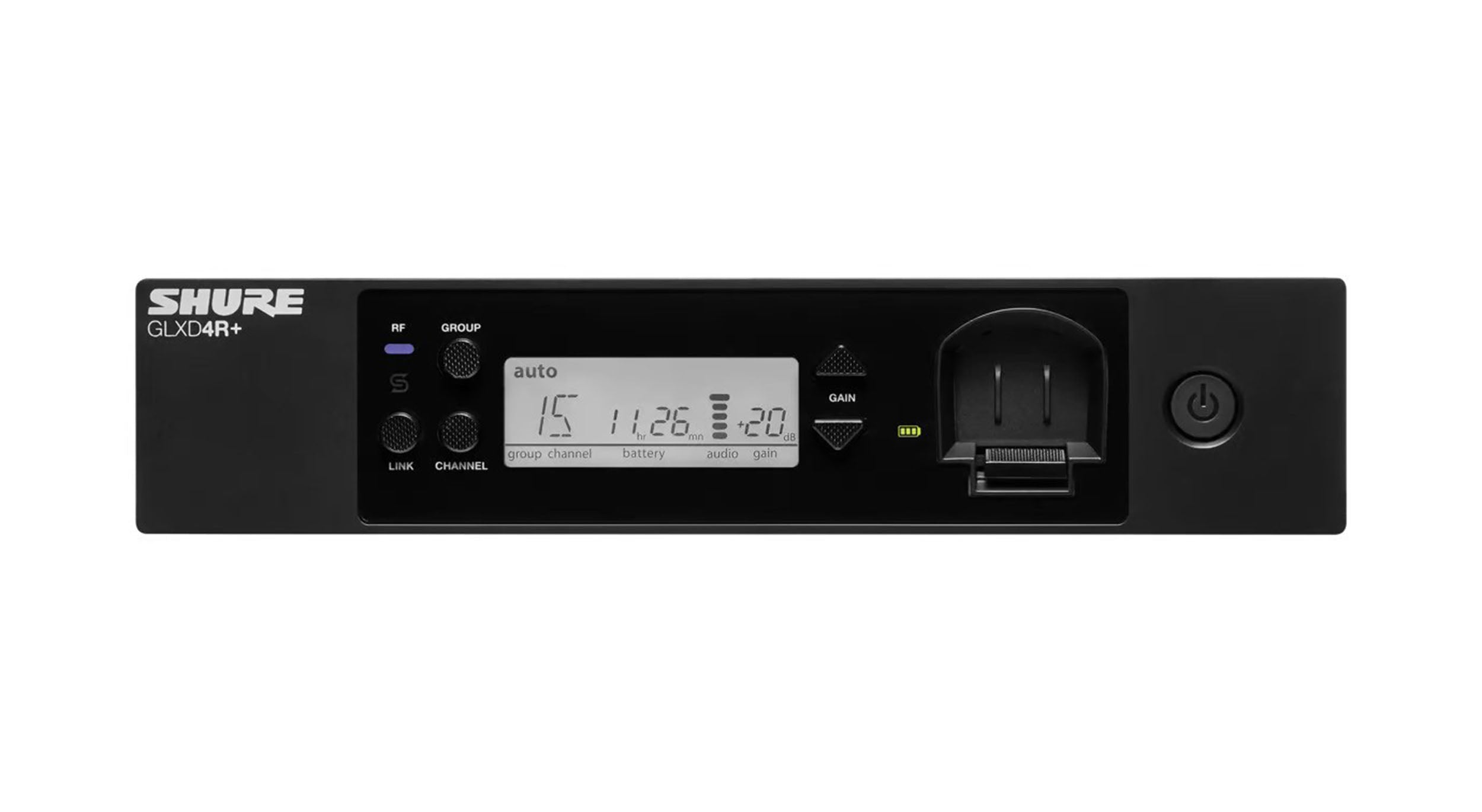Shure GLXD14R+/SM35 Digital Wireless Rack System with SM35 Headset Microphone by Shure