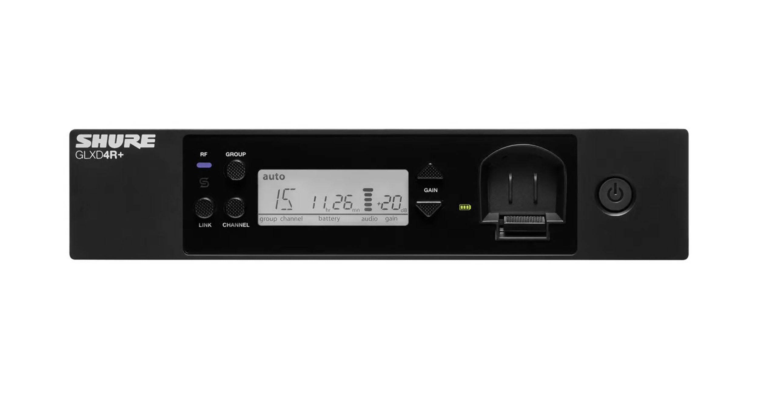 Shure GLXD14R+/SM31 Digital Wireless Rack System with SM31 Headset Microphone by Shure