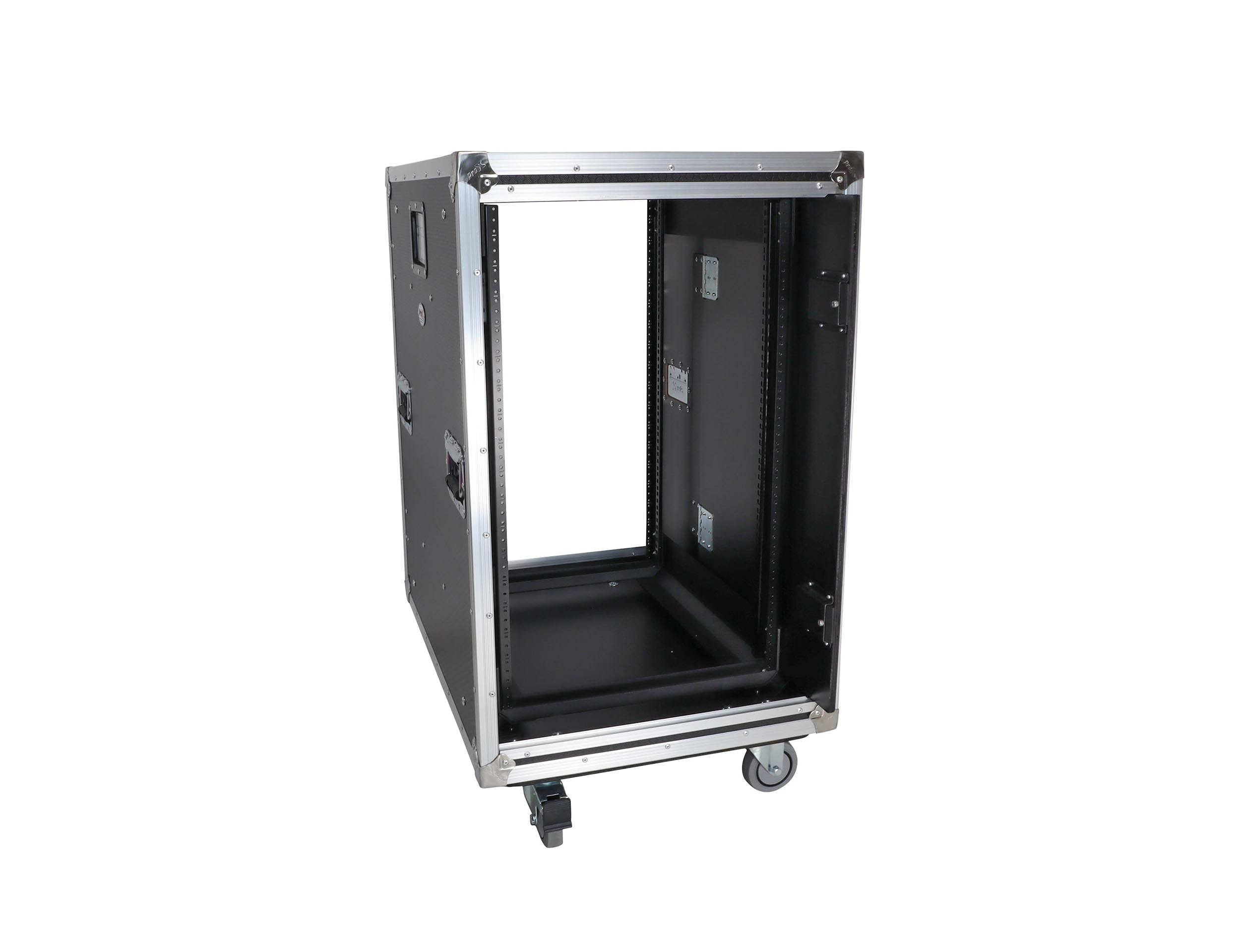 ProX XS-18USLAM24, 24-Inch Vertical Shock Mount Case with Sliding Doors and Caster Wheels - 18 Units by ProX Cases