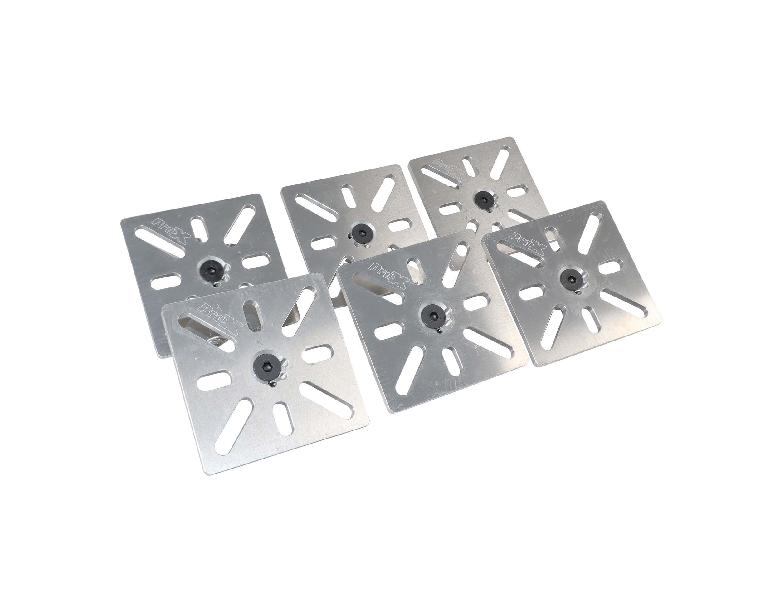 ProX XT-TC5X6, 5-Inch Aluminum Led Panel Plate with Half Conical Coupler - 6 Pcs by ProX Cases