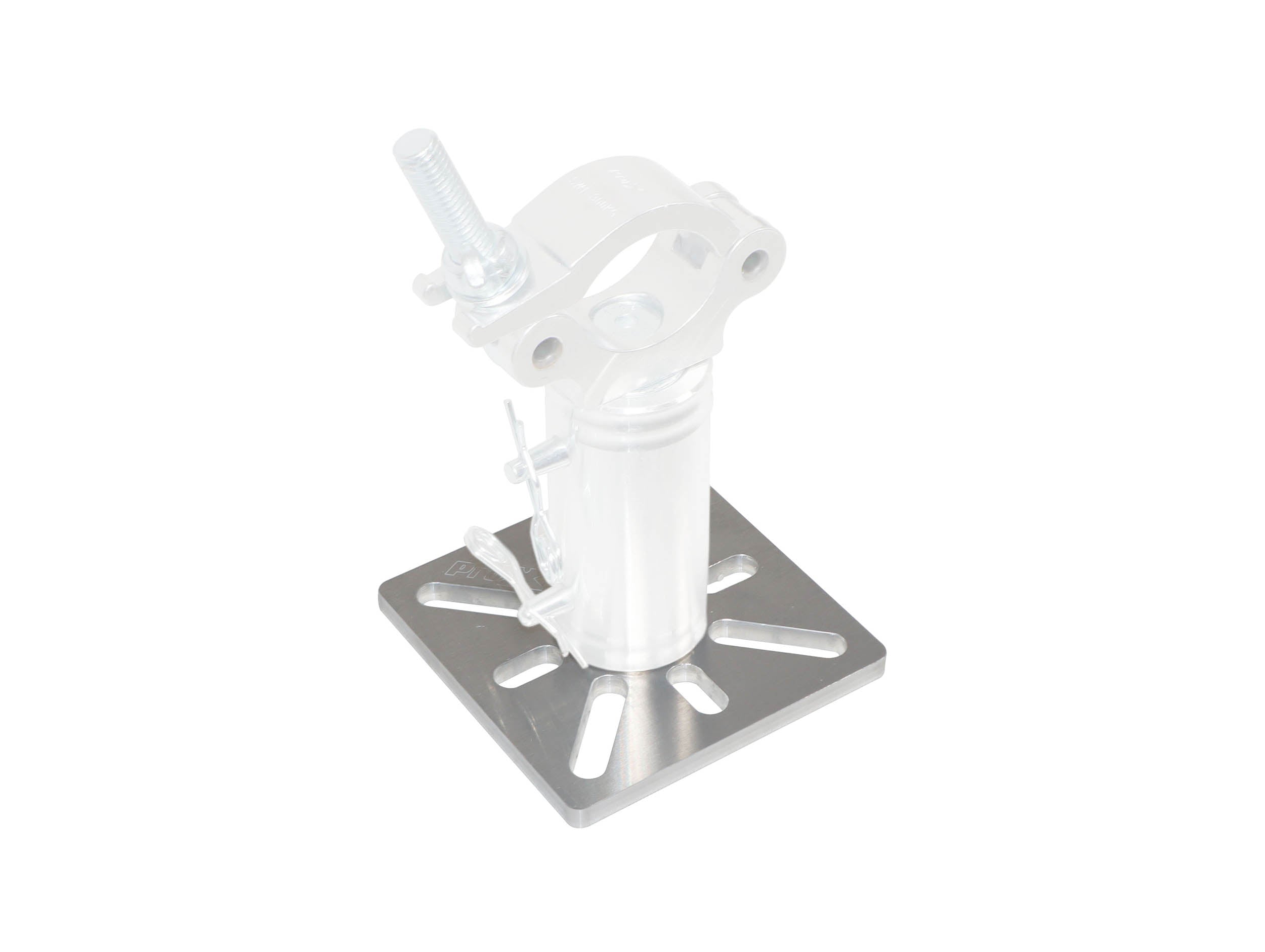 ProX XT-TC5X6, 5-Inch Aluminum Led Panel Plate with Half Conical Coupler - 6 Pcs by ProX Cases