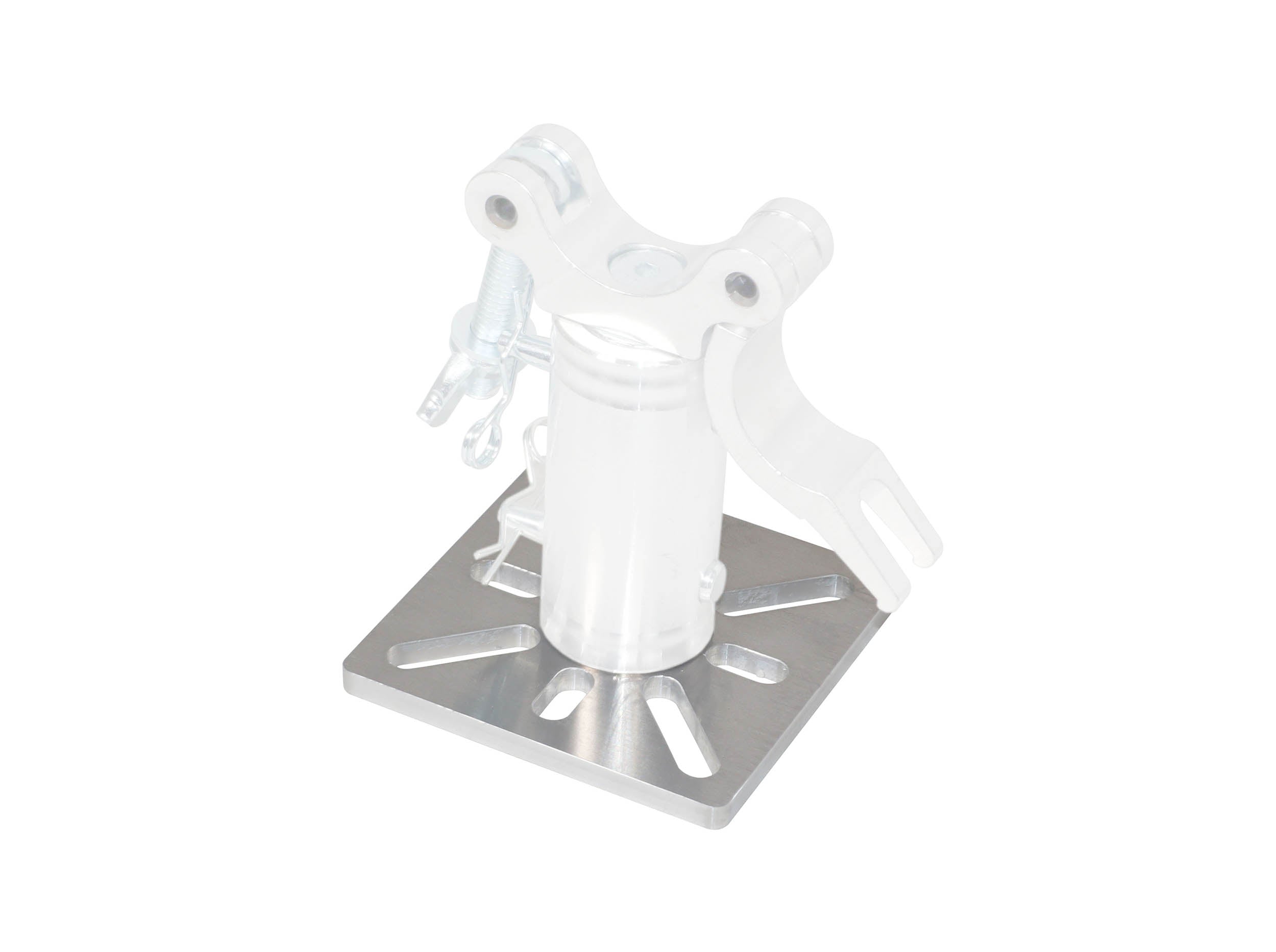 ProX XT-TC5X6, 5-Inch Aluminum Led Panel Plate with Half Conical Coupler - 6 Pcs by ProX Cases