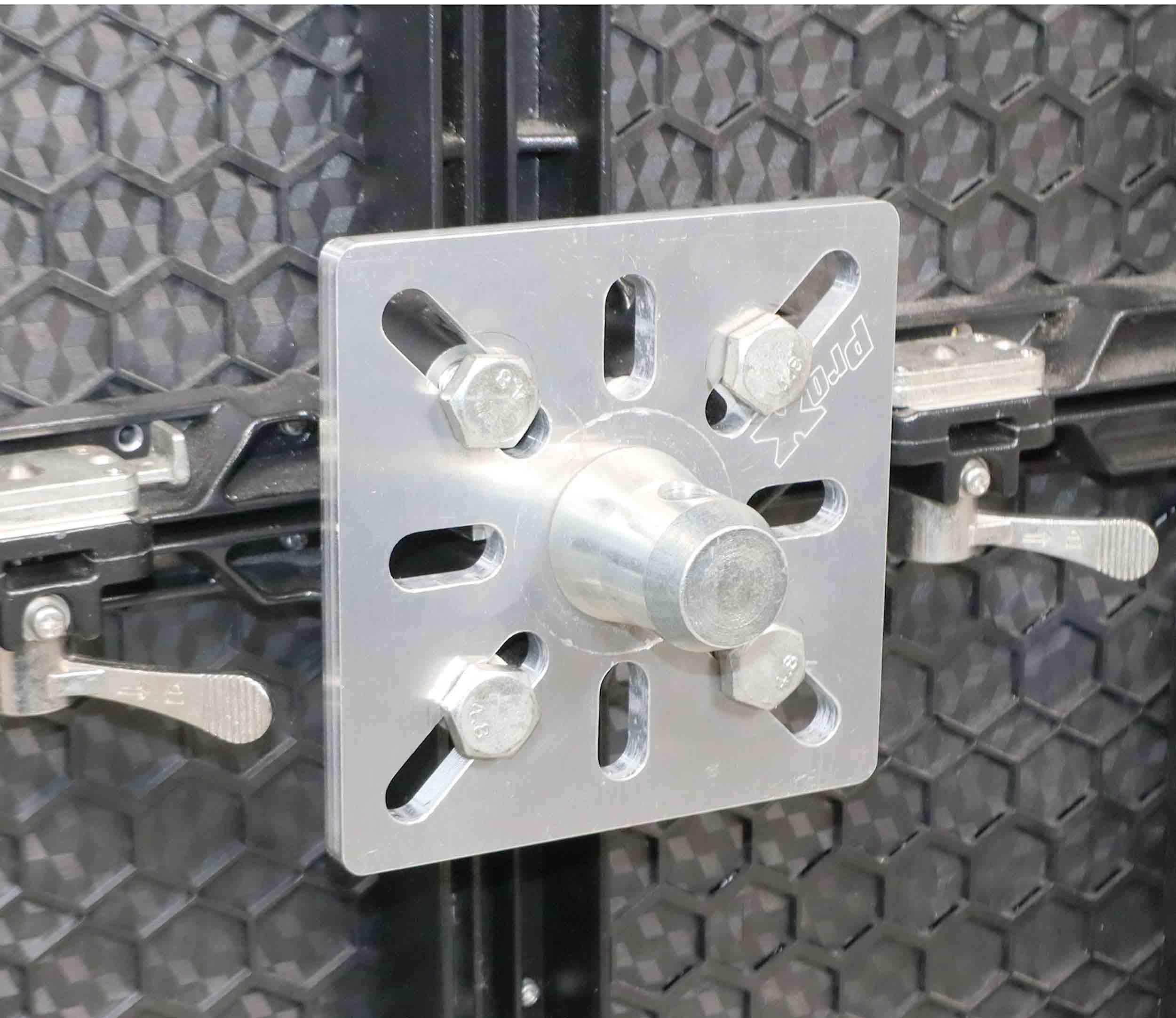 ProX XT-TC5X6, 5-Inch Aluminum Led Panel Plate with Half Conical Coupler - 6 Pcs by ProX Cases
