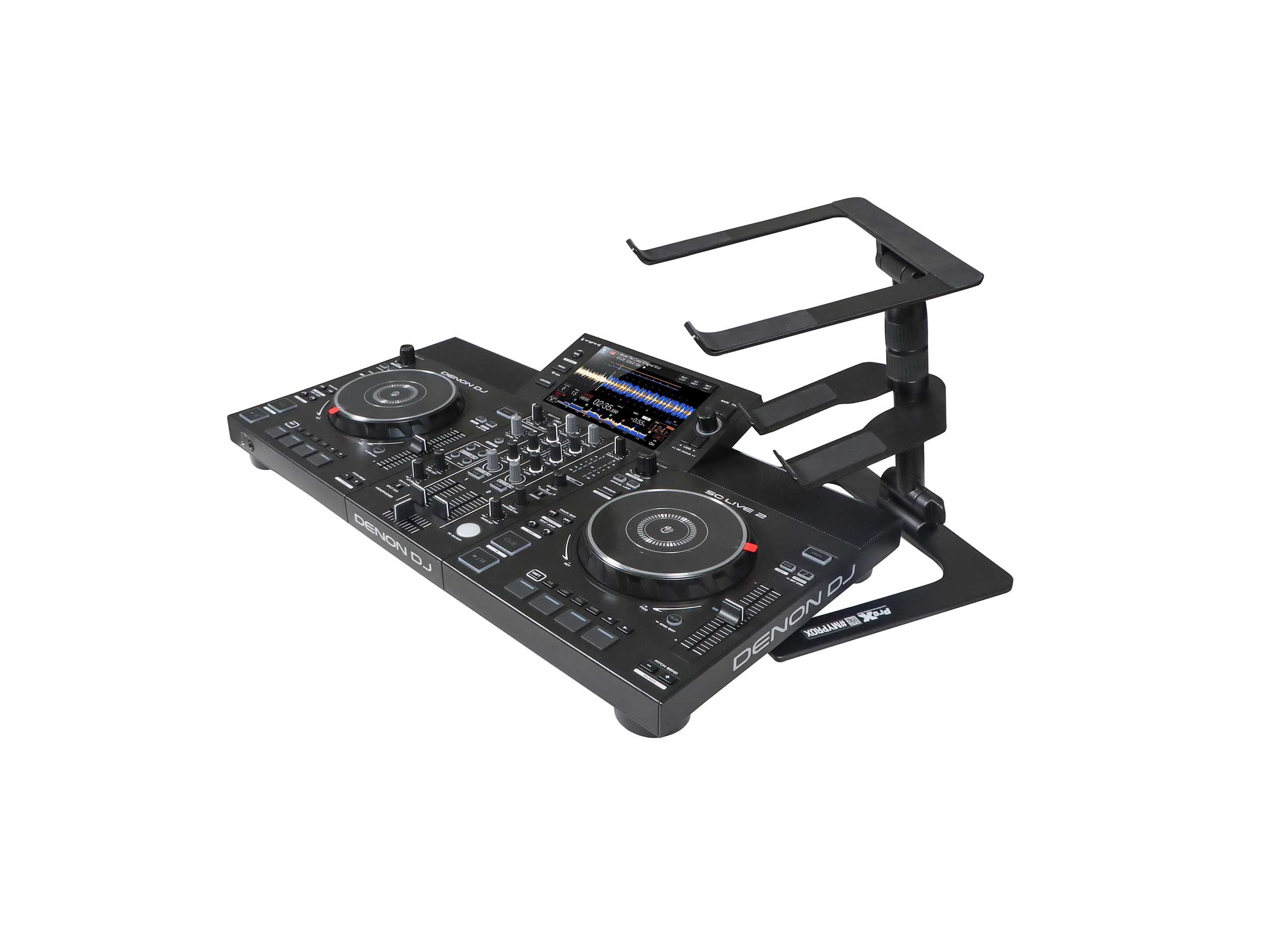 ProX T-LPS900BLK Folding Laptop Stand with Adjustable Tray and Carrying Bag - Black by ProX Cases