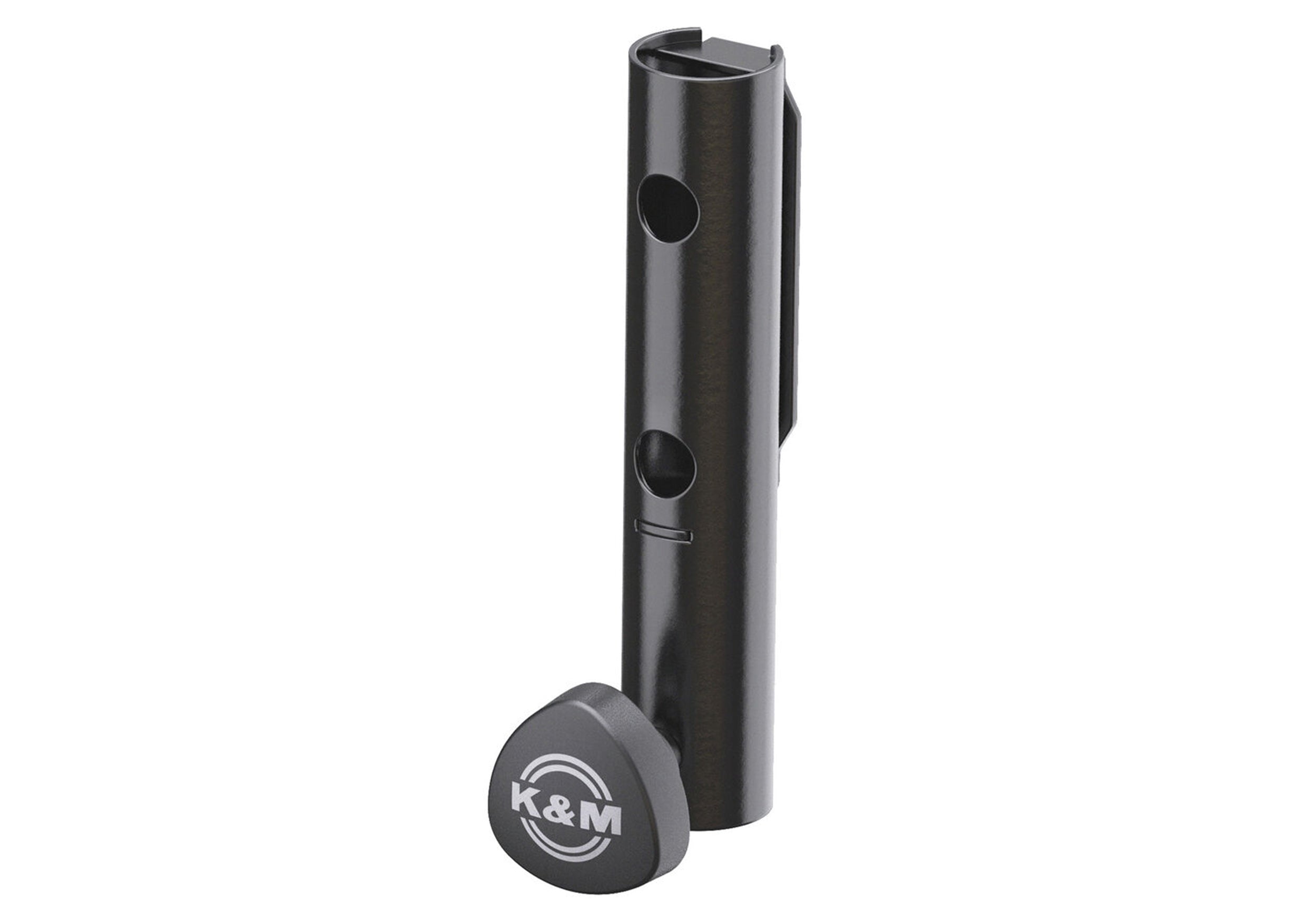 K&M 19611 Speaker and Light Stand Adapter with 35mm Tube - Black by K&M