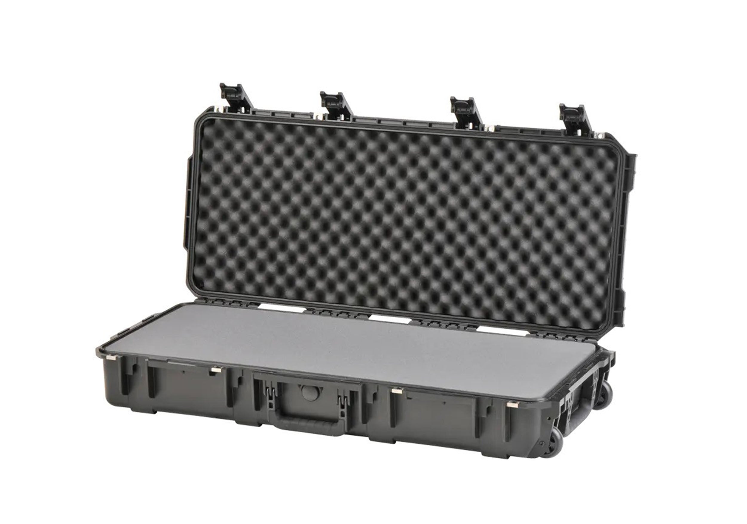 SKB Cases 3i-3614-6B-L, iSeries Waterproof Case with Layered Foam and Wheels - Black by SKB Cases