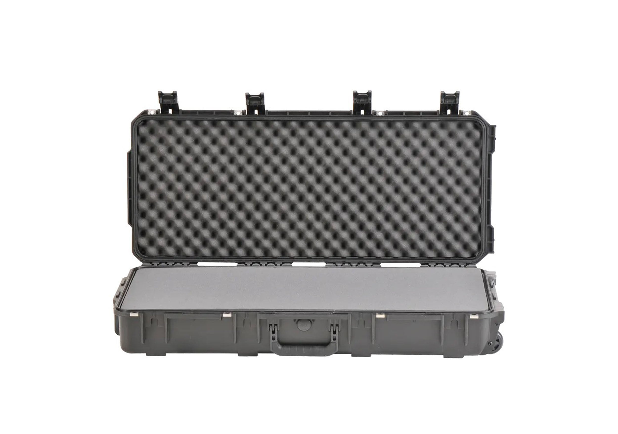 SKB Cases 3i-3614-6B-L, iSeries Waterproof Case with Layered Foam and Wheels - Black by SKB Cases