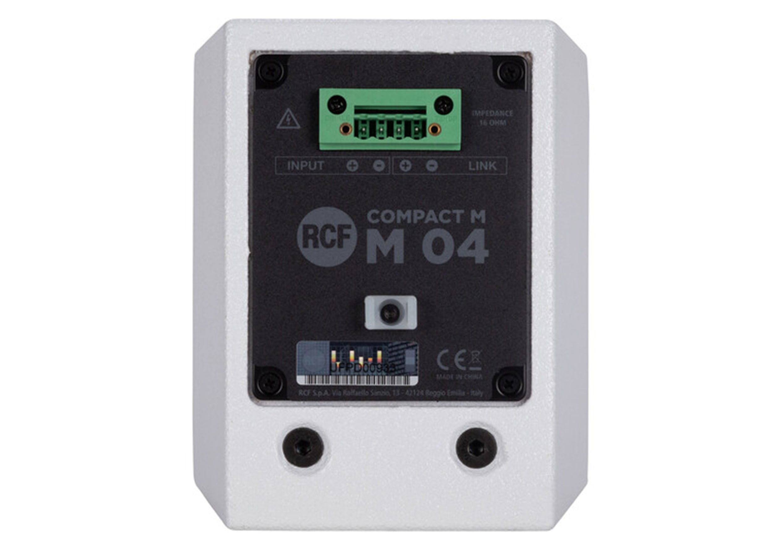 RCF COMPACT M 04-W Two-Way Professional Speakers - White by RCF