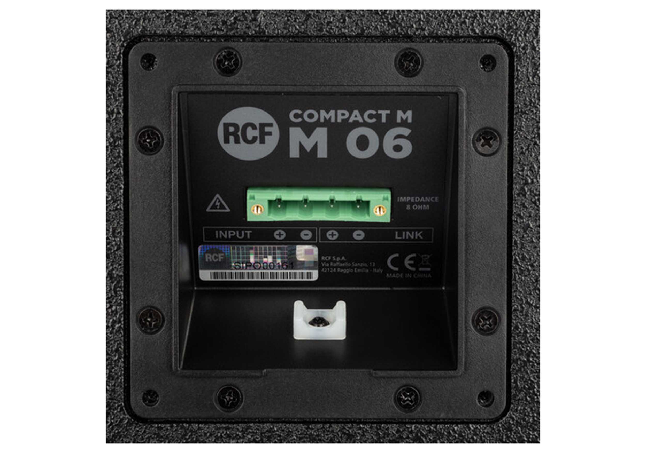 RCF COMPACT M 06, Two-Way Professional Speakers - Black by RCF