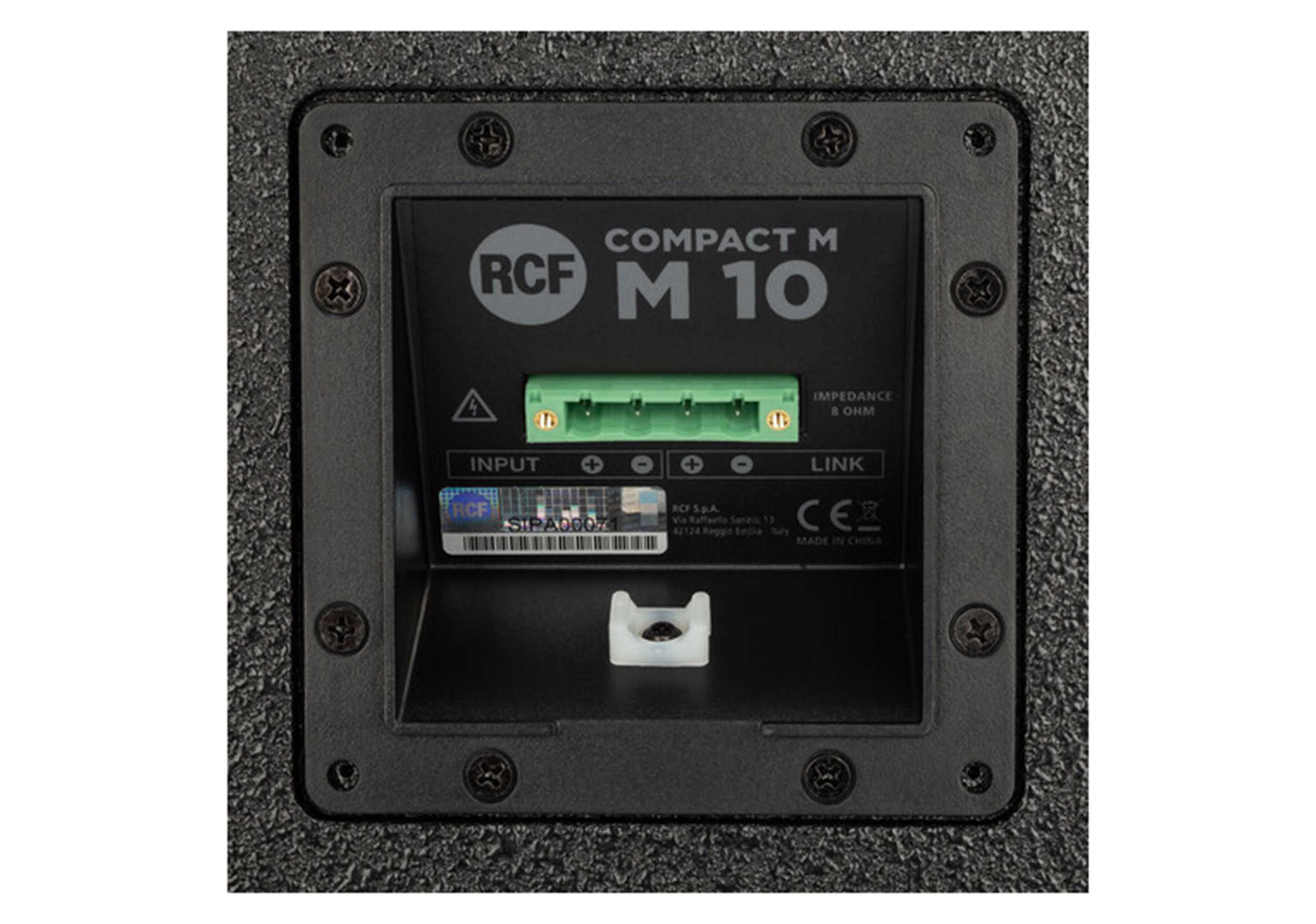 RCF COMPACT M 10 Series Two-Way Professional Speakers - Black by RCF