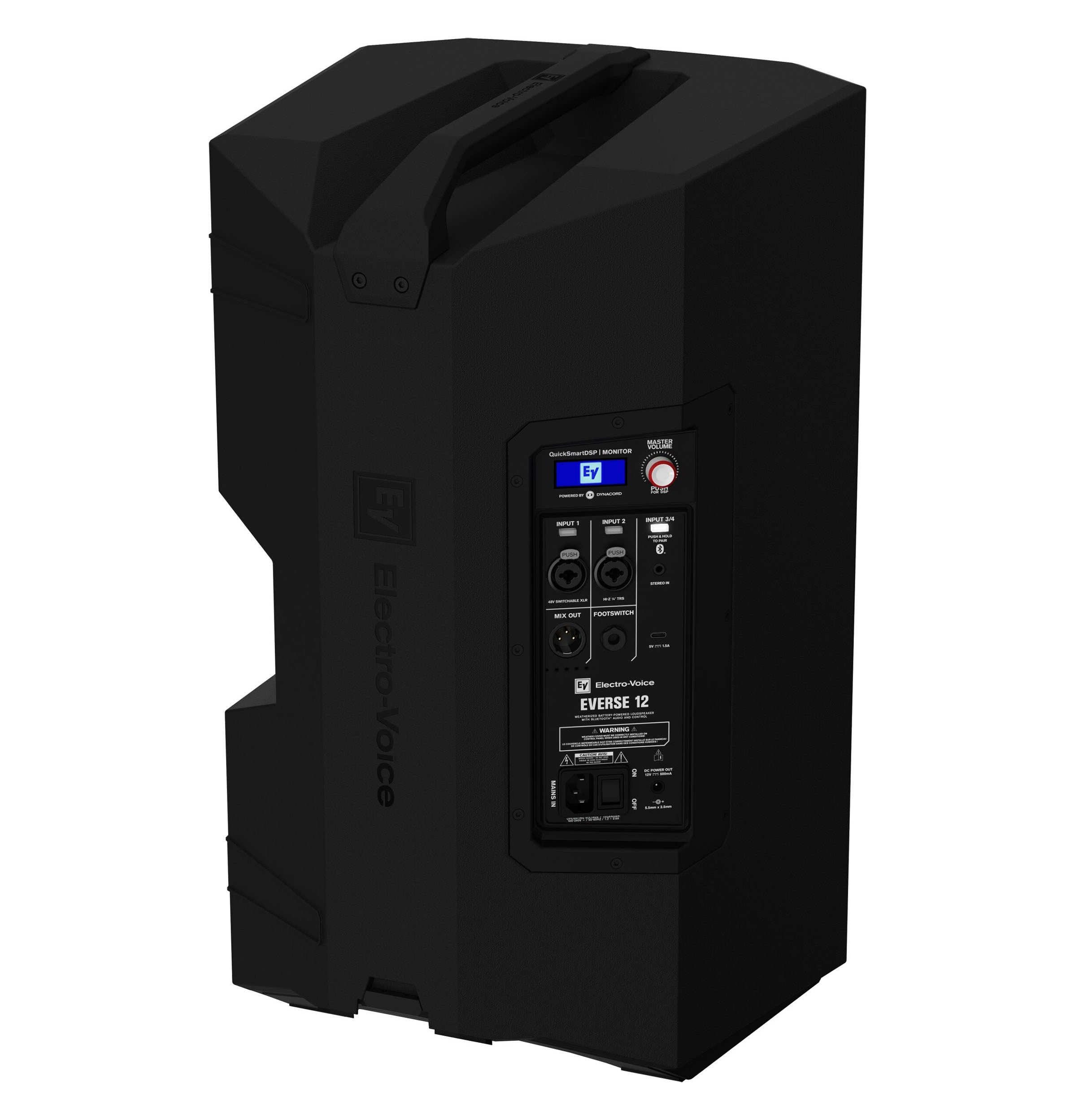 Electro-Voice Everse 12 12-inch 2-way Battery-powered PA Speaker - Black by Electro-Voice