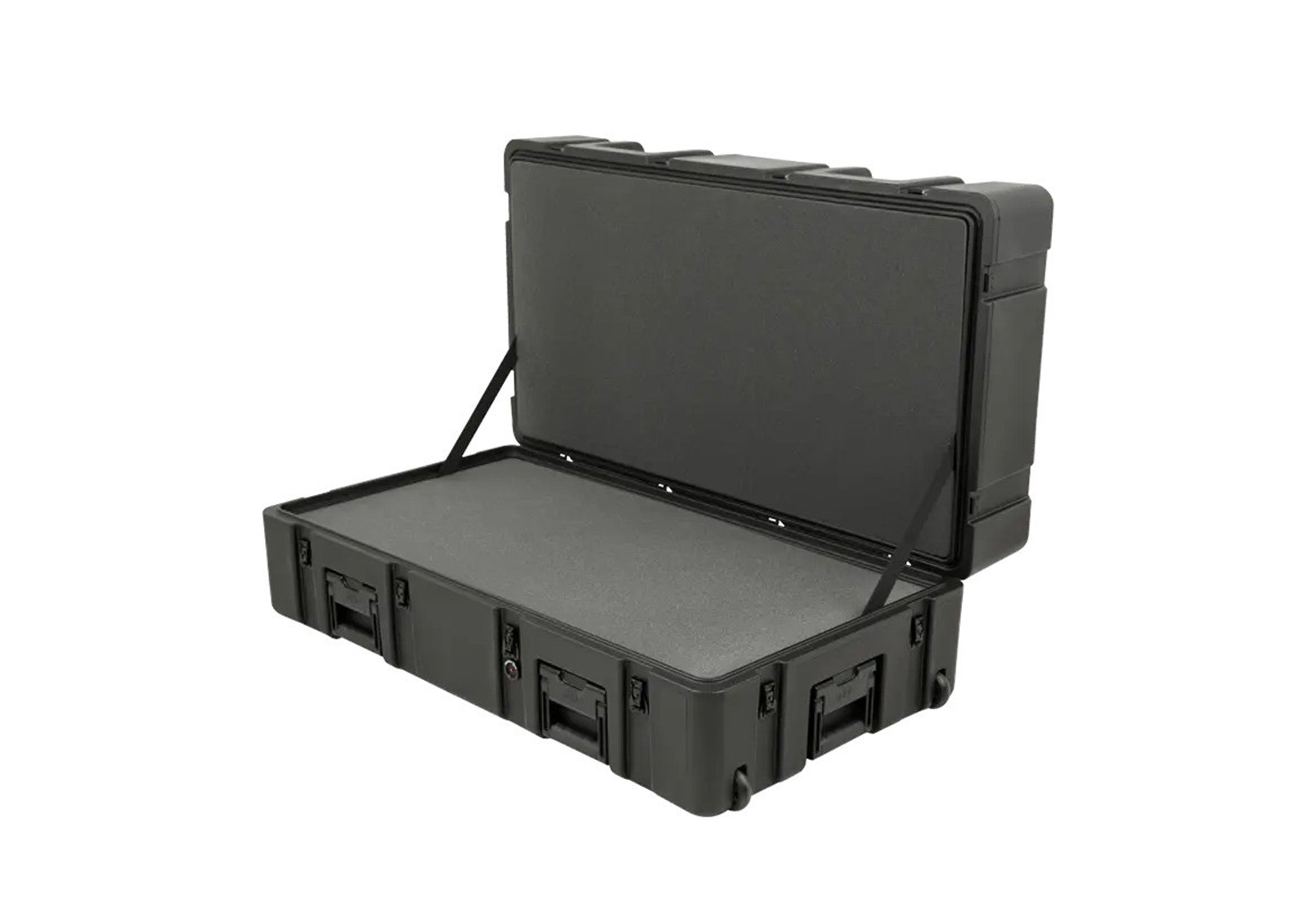 SKB Cases 3R4222-14B-LW, rSeries Roto-Molded Waterproof Case with Layered Foam and Wheels - 42" x 22" x 14" by SKB Cases