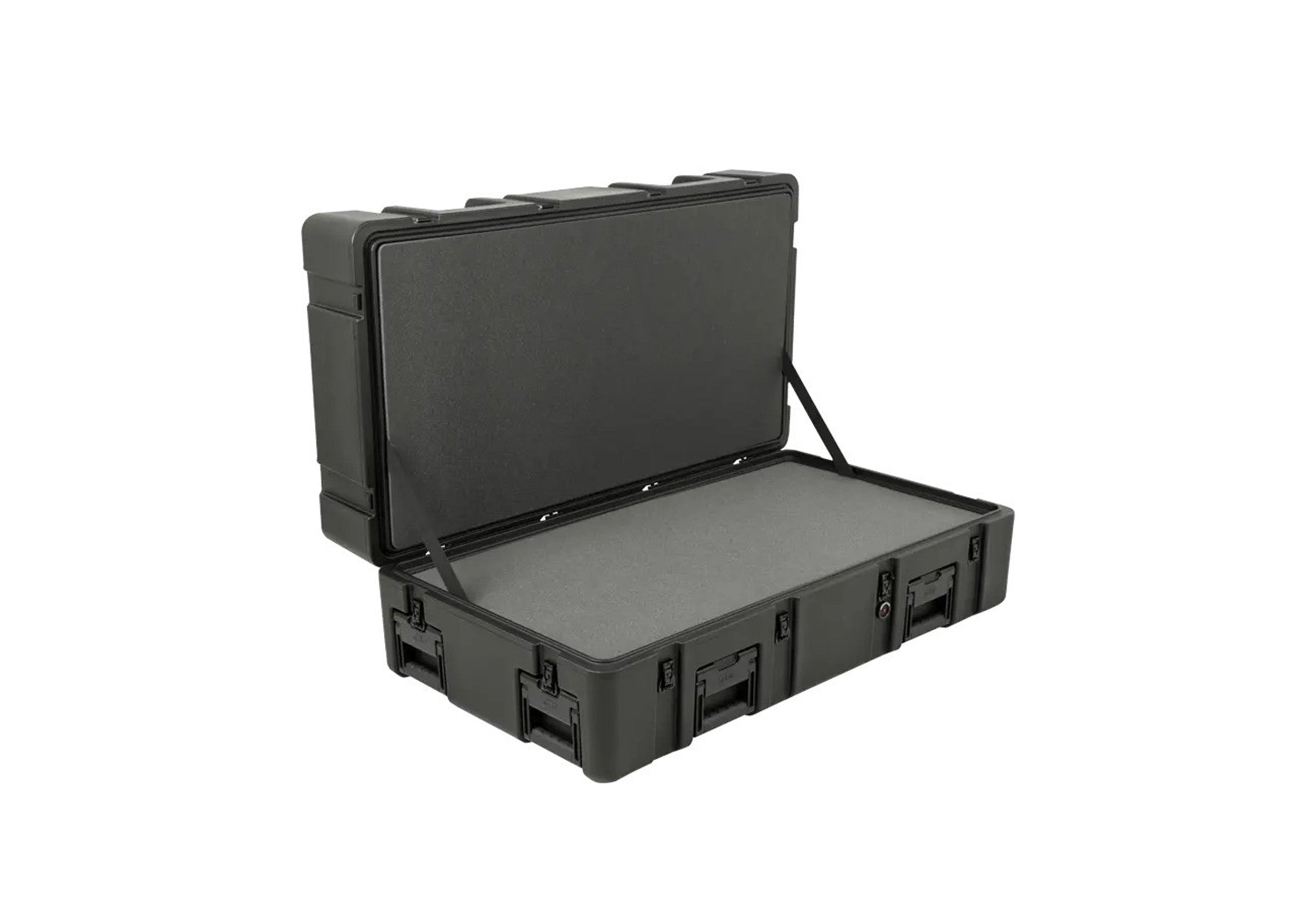 SKB Cases 3R4222-14B-LW, rSeries Roto-Molded Waterproof Case with Layered Foam and Wheels - 42" x 22" x 14" by SKB Cases
