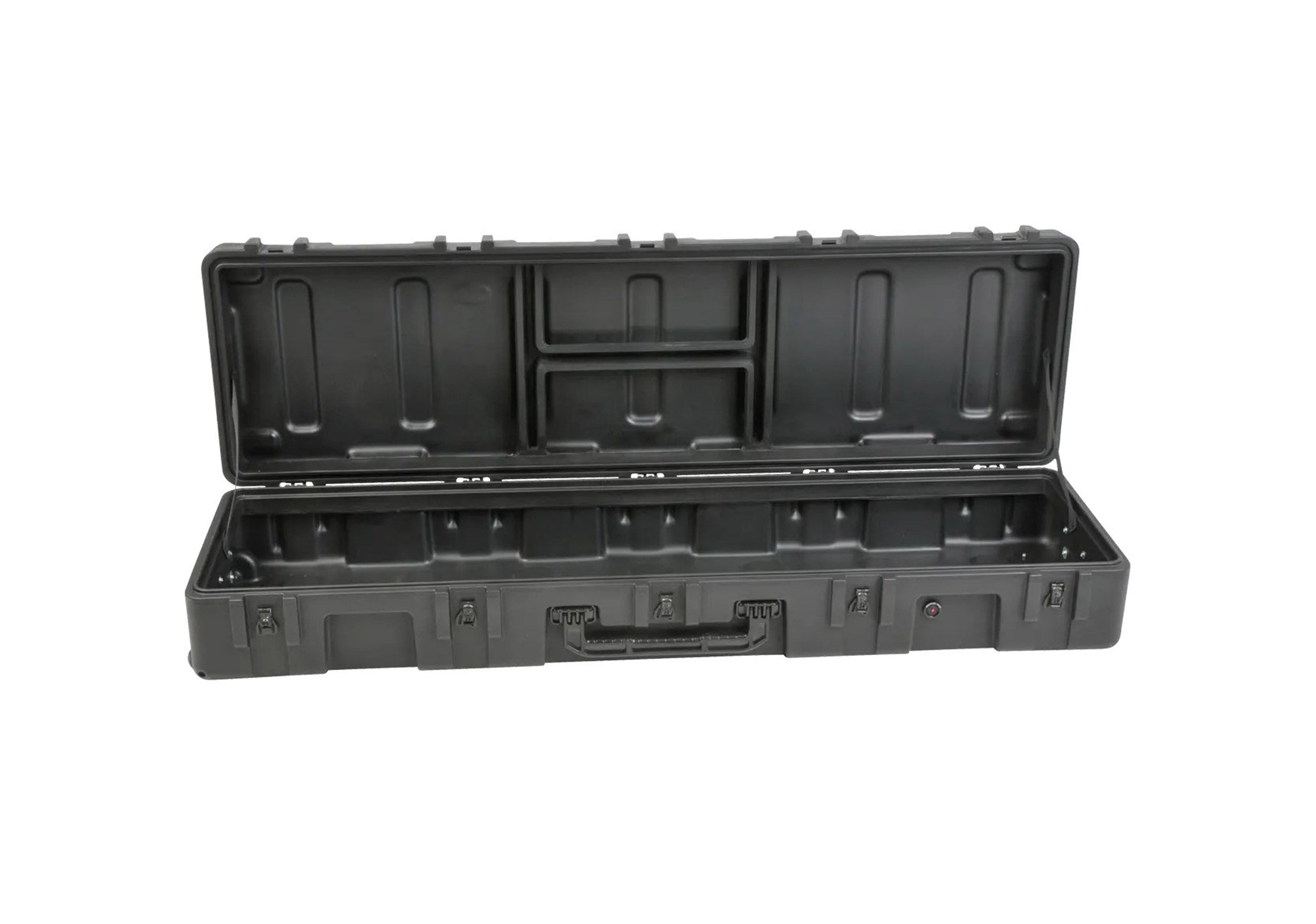 SKB Cases 3R6416-8B-EW rSeries Roto-Molded Empty Hard Case with Wheels - 64" X 16" X 8" by SKB Cases