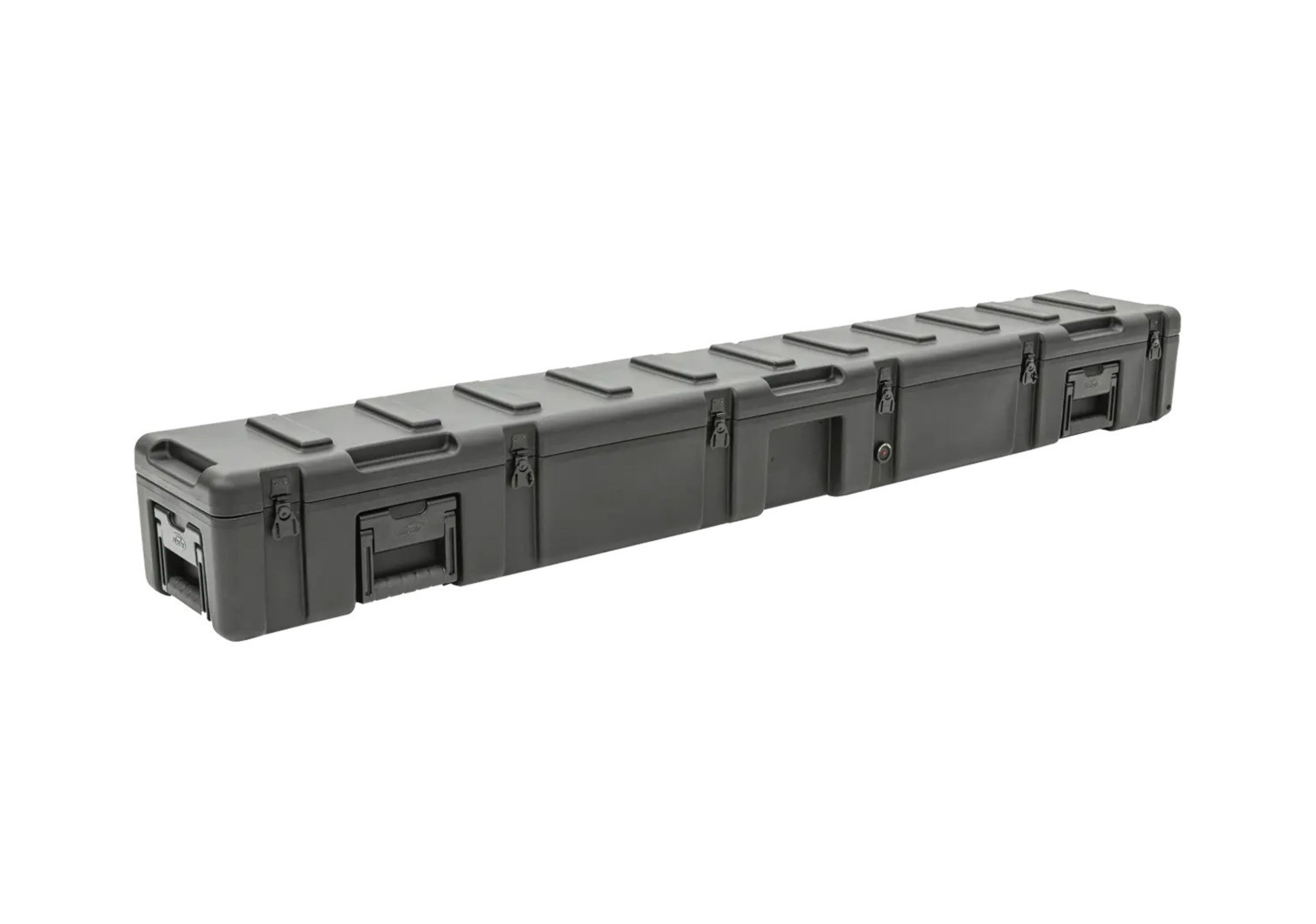 SKB Cases 3R7408-8B-EW rSeries Roto-Molded Empty Hard Case with Wheels - 74" X 8" X 8" by SKB Cases