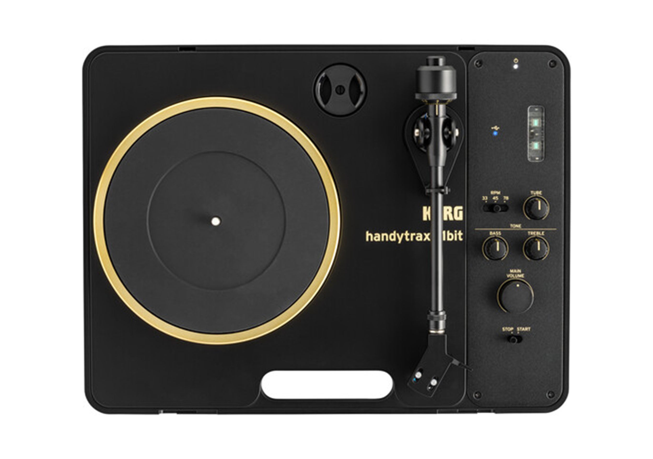 Korg Handytraxx 1 BIT Portable Record Player with Nutube EQ and High-Definition Recording by Korg
