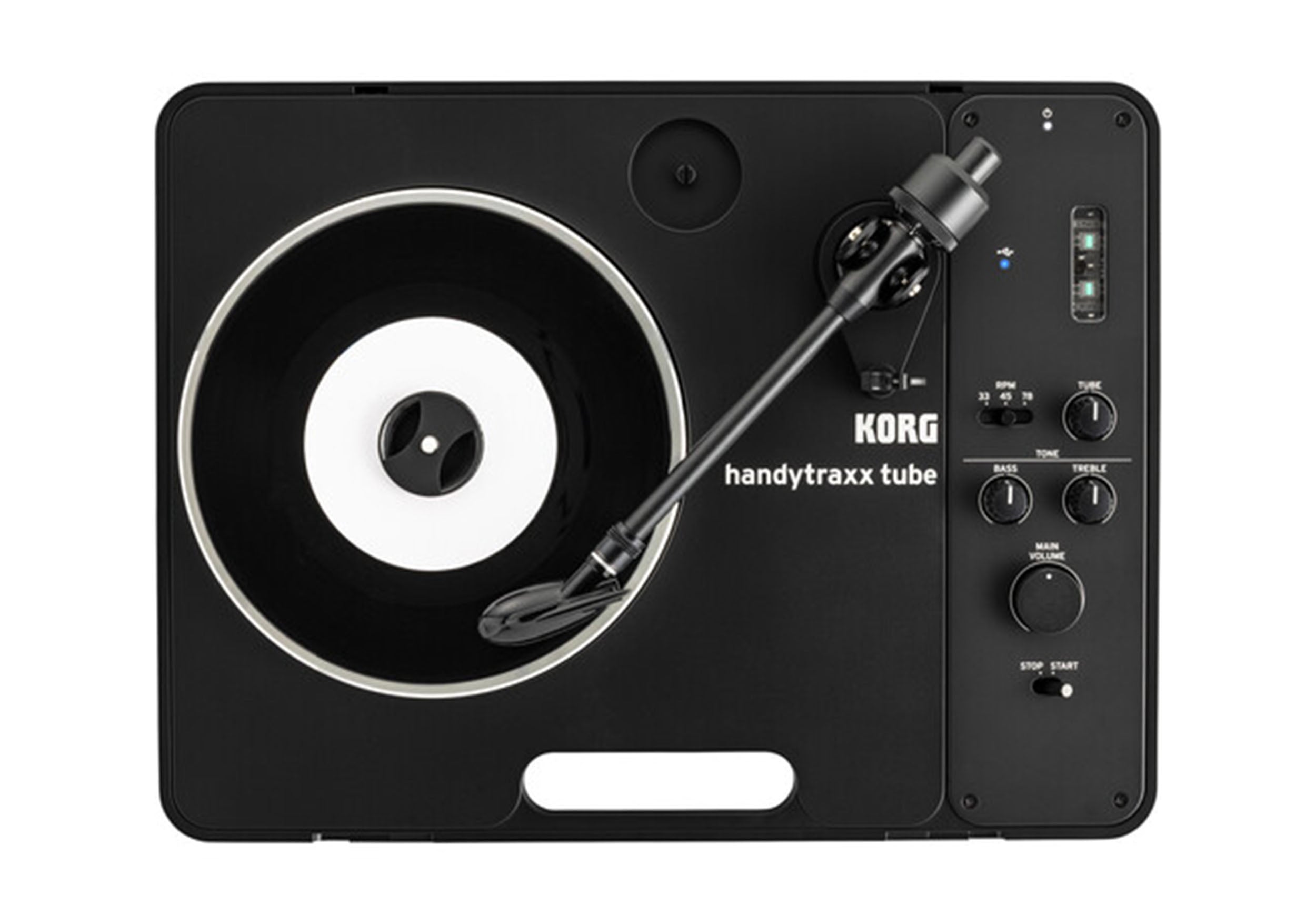 Korg Handytraxx TUBE JICO, Portable Record Player with JICO Clipper MM Cartridge by Korg
