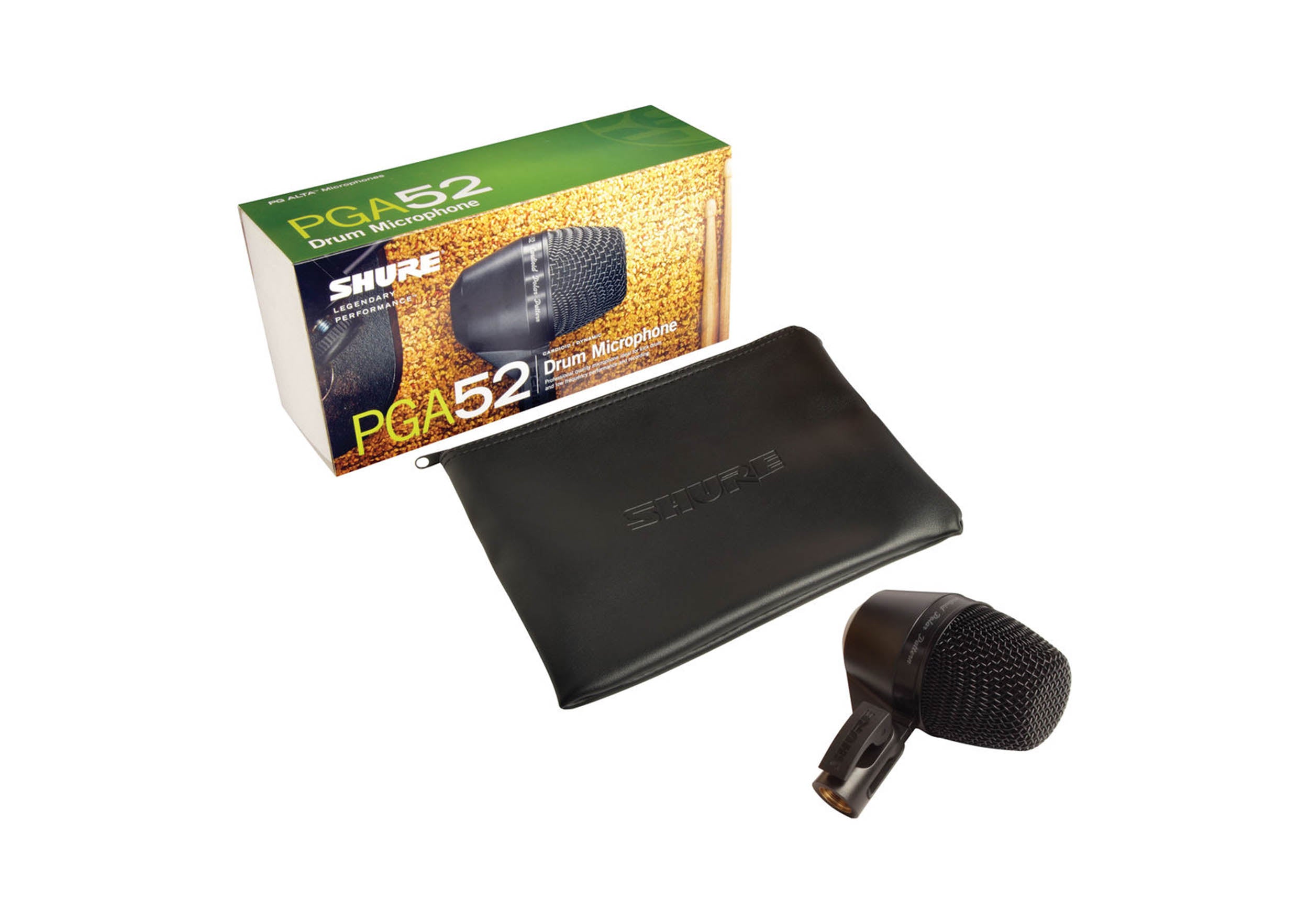 Shure PGA52 Cardioid Dynamic Kick Drum Microphone by Shure