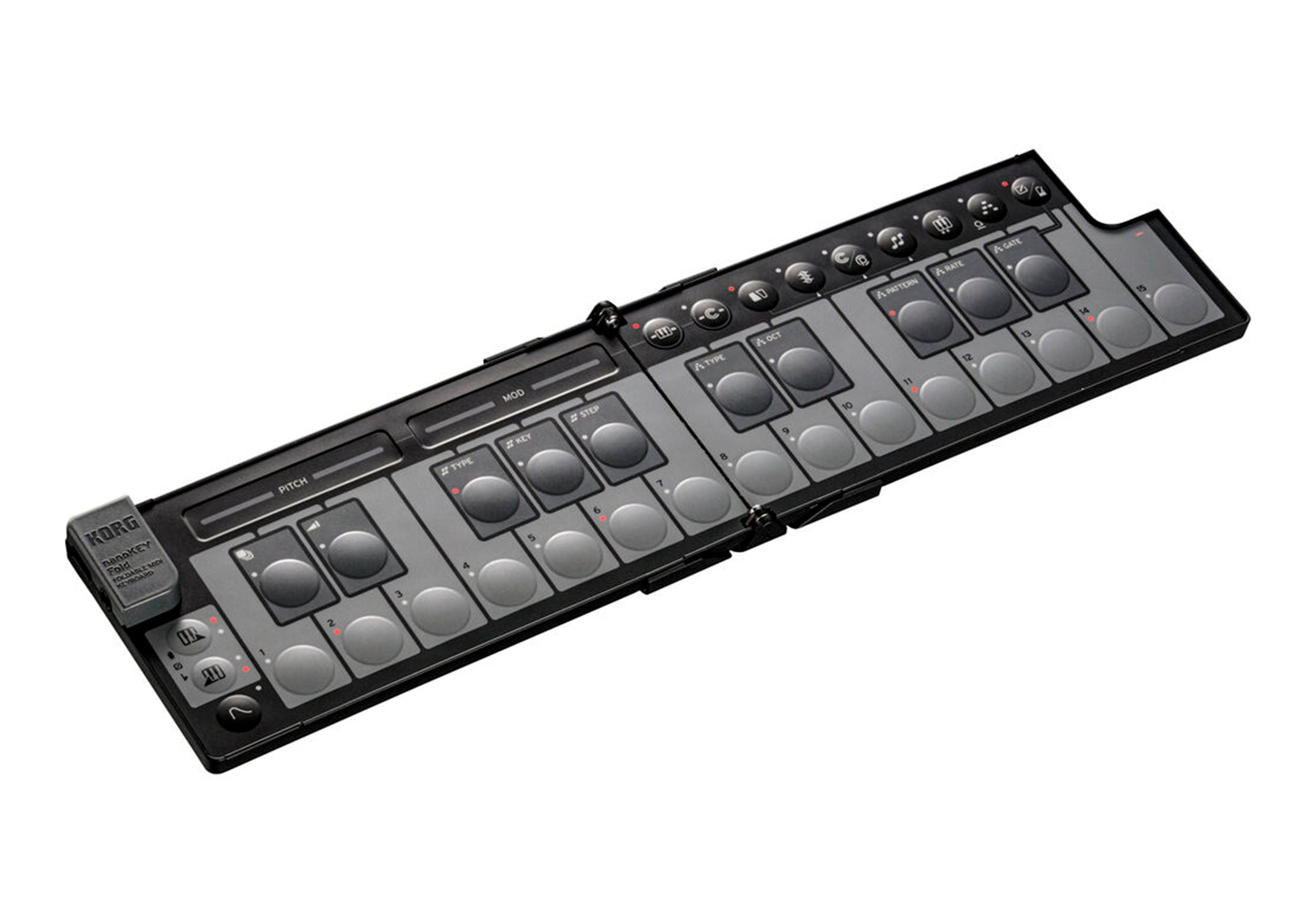 Korg nanoKEY Fold Slimline Foldable MIDI Keyboard Controller by Korg