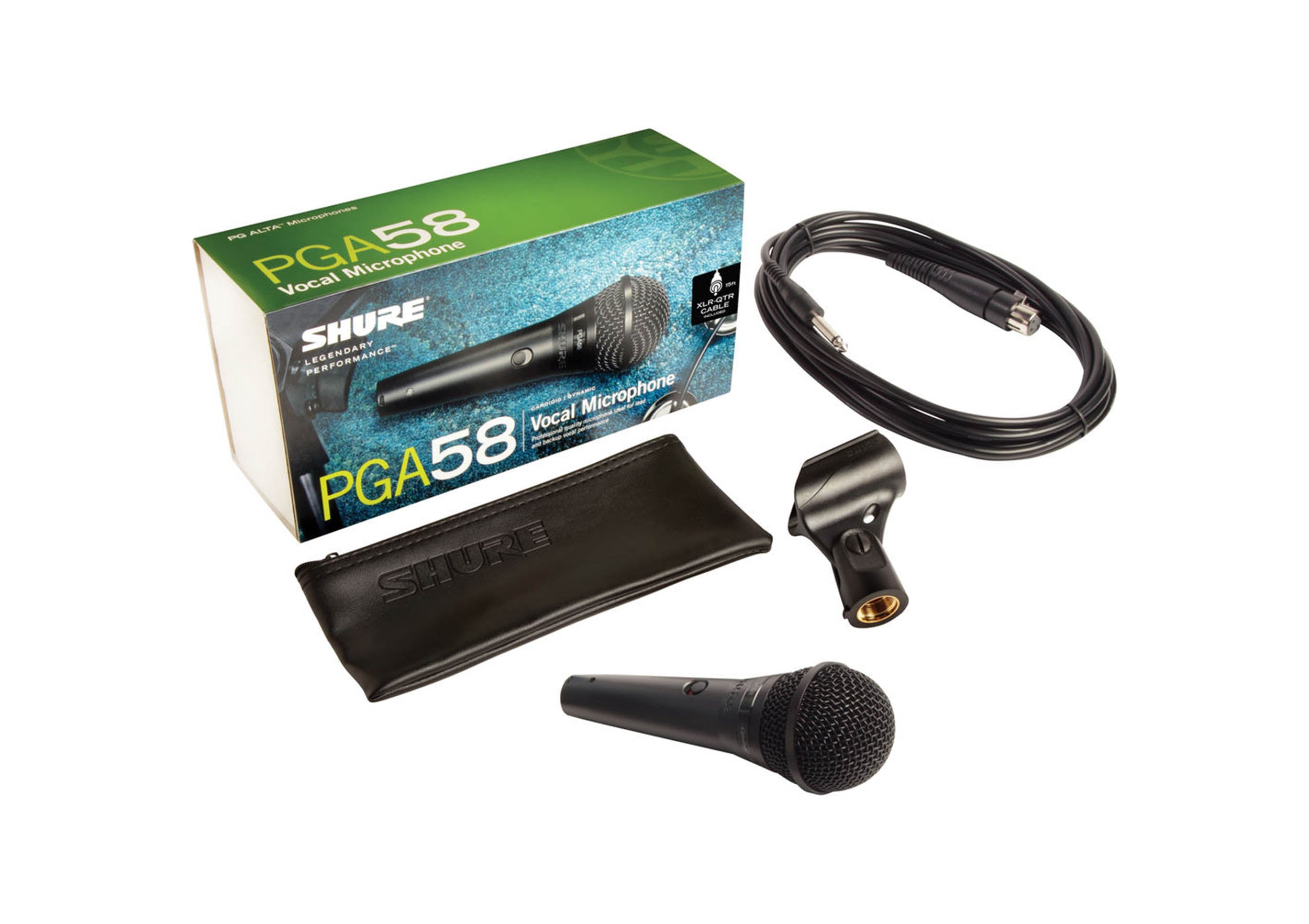 Shure PGA58 Cardioid Dynamic Vocal Microphone by Shure
