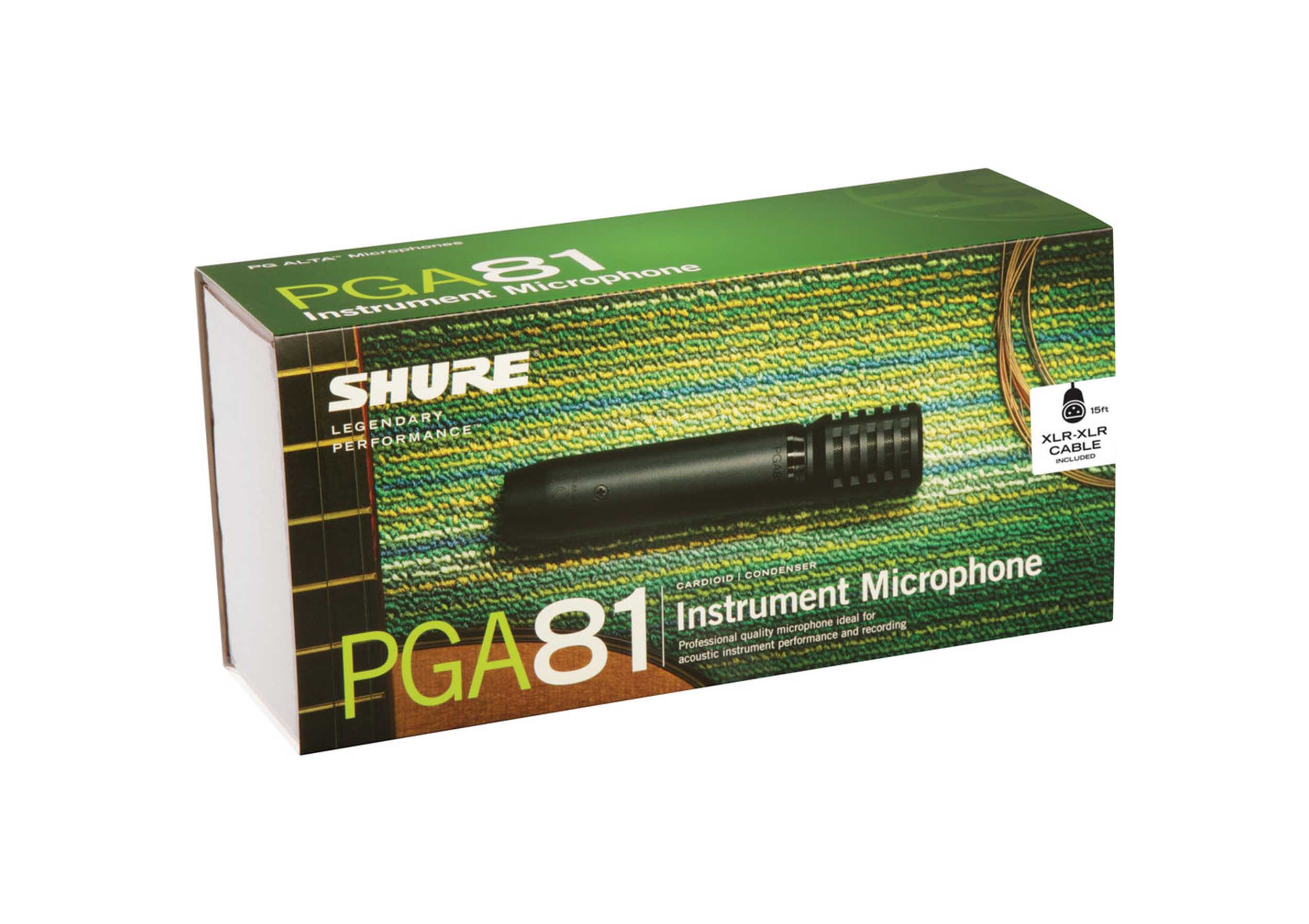 Shure PGA81 Cardioid Condenser Instrument Microphone by Shure