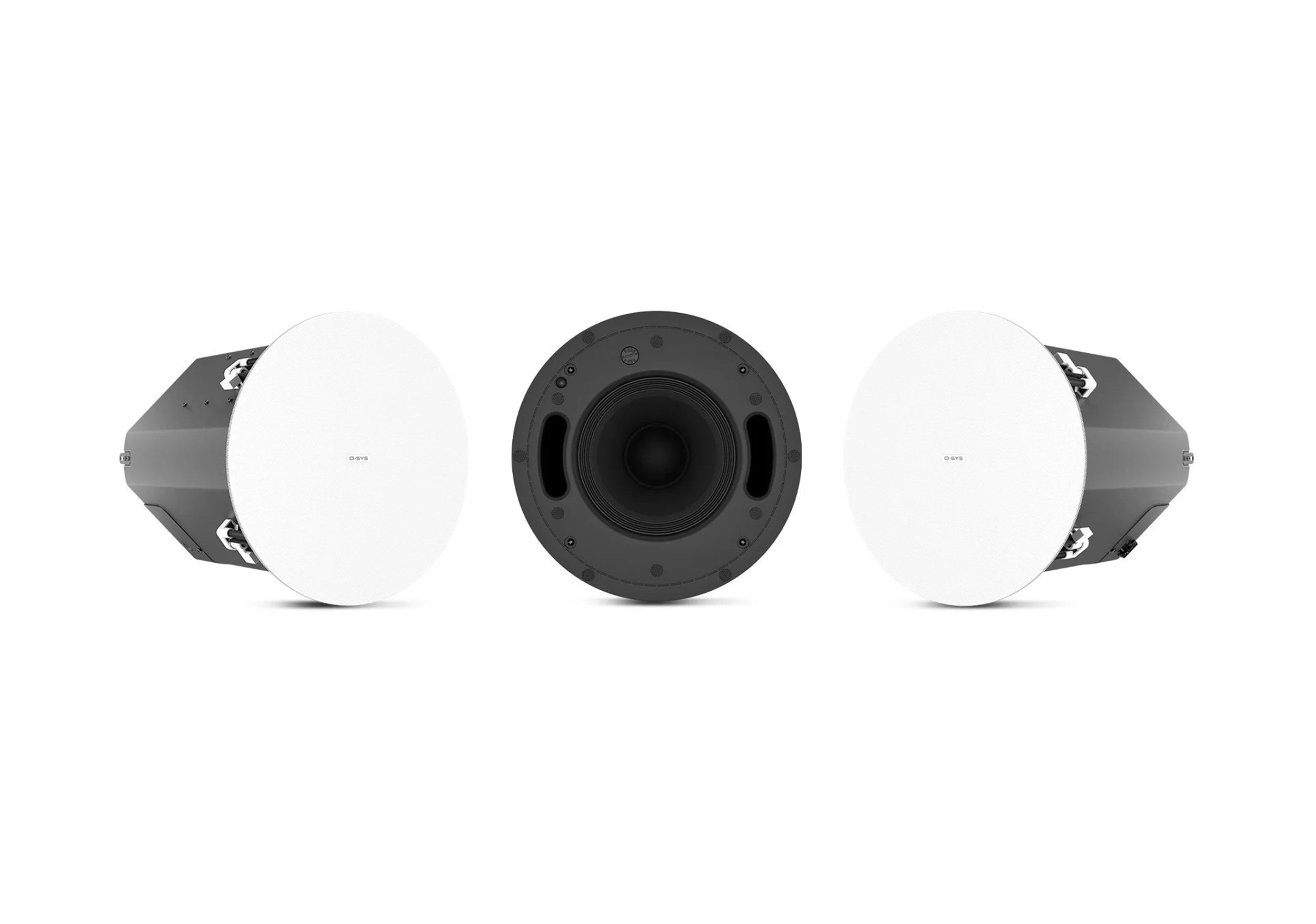 QSC AD-C8T-SWZB-WH, 8" Ceiling Subwoofer, Blind Mount - Pair White by QSC