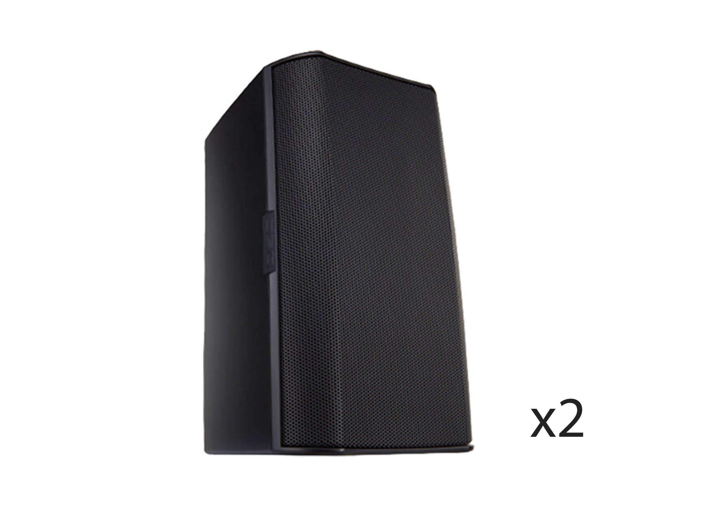 QSC AD-S5T-BK Acoustic Design Series 5.25" 2-Way 100W Surface-Mount - Pair by QSC